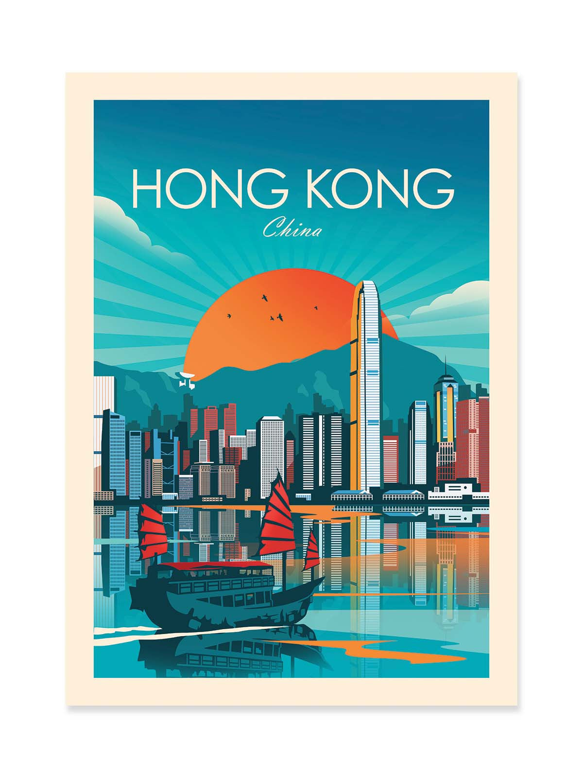 Art Poster - Hong Kong - Studio Inception