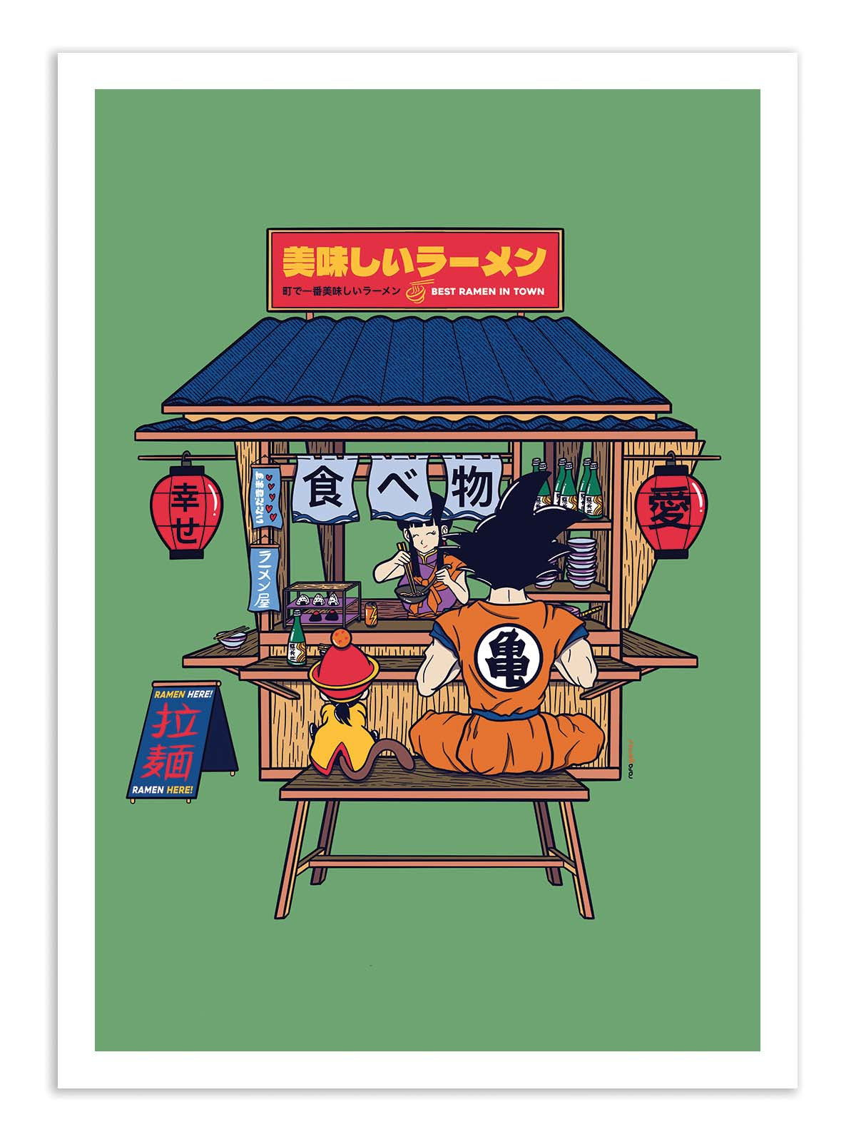 Affiche - House of Ramen Goku - Rafa Gomes