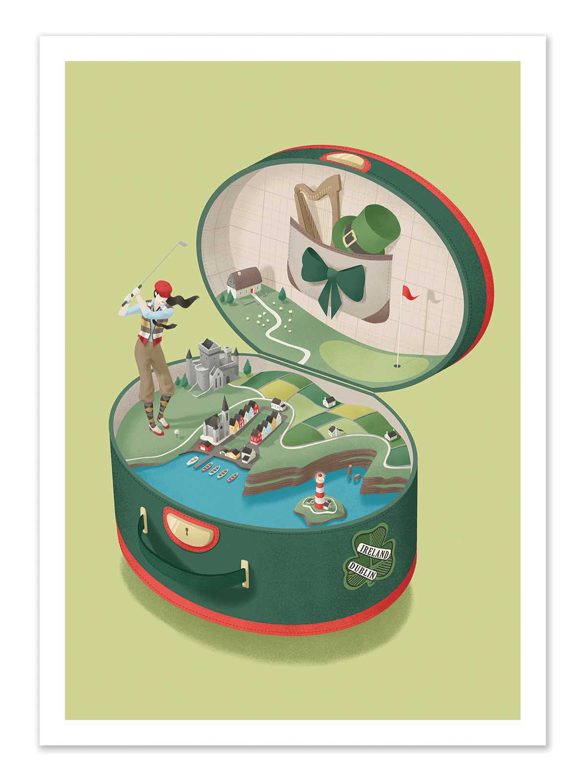 Art Poster - Ireland - Andrea de Santis