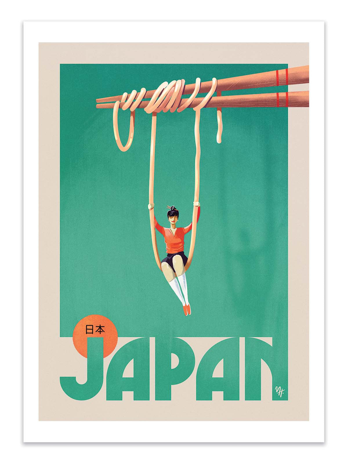 Art poster - Japan - Mark Harrison