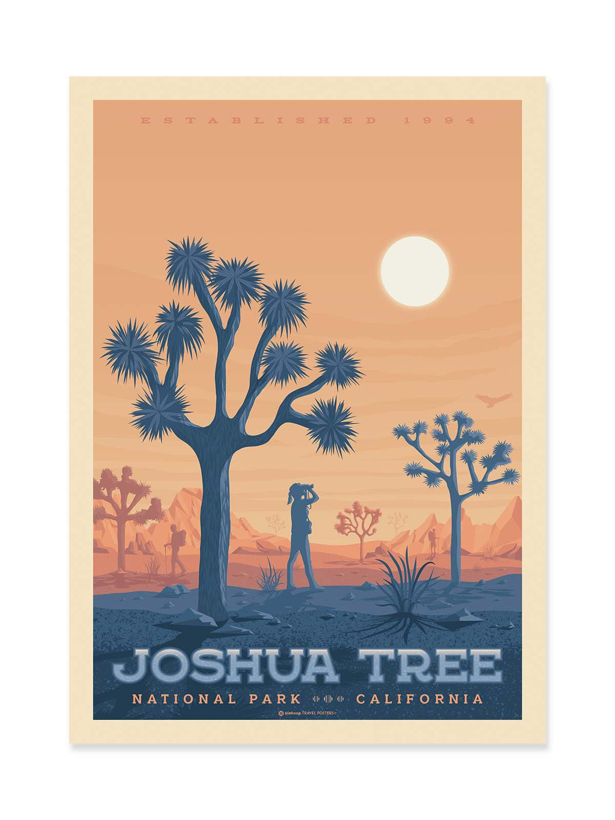 Art Poster - Joshua tree - Olahoop Travel Posters