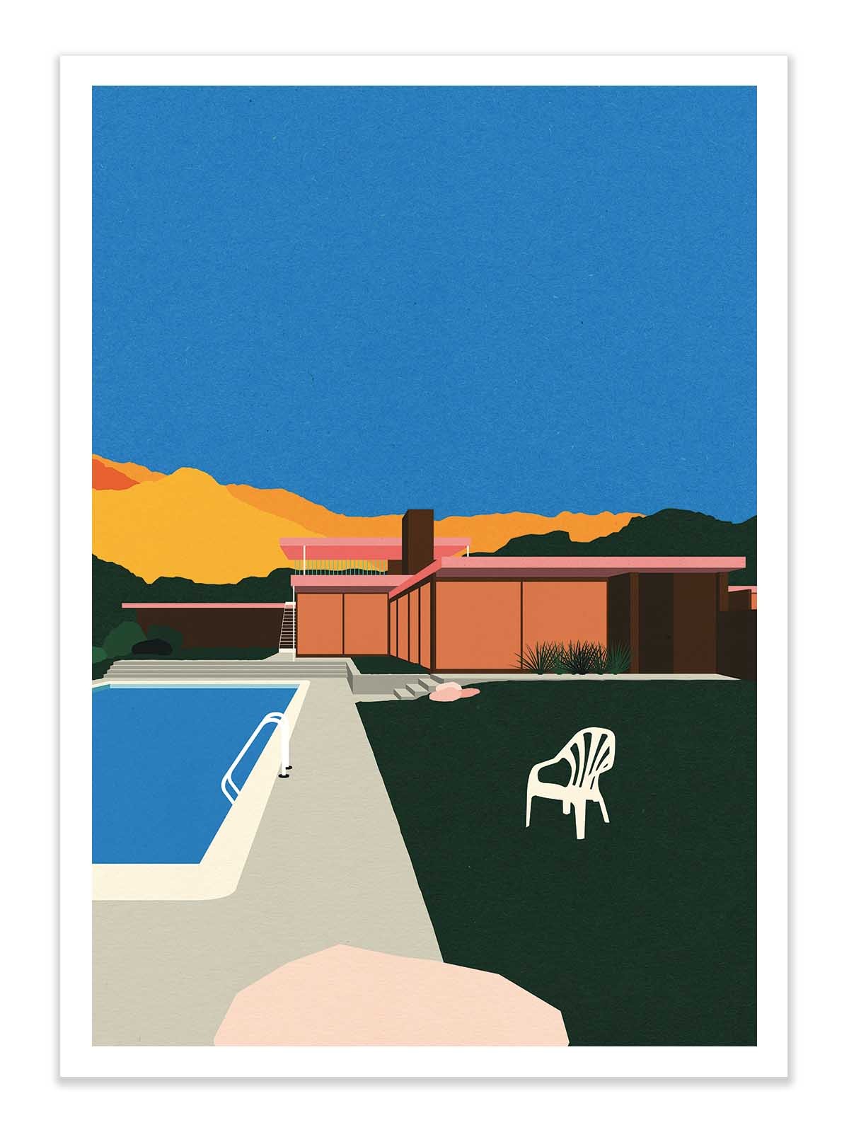 Affiche - Kaufmann Desert House Poolside - Rosi Feist