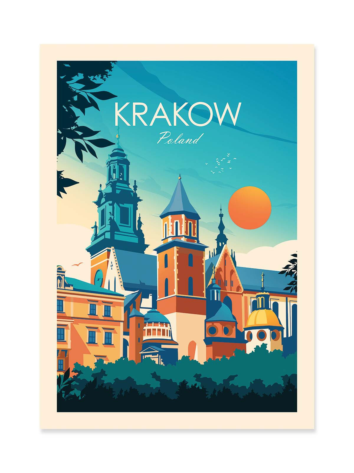 Art Poster - Krakow Poland - Studio Inception