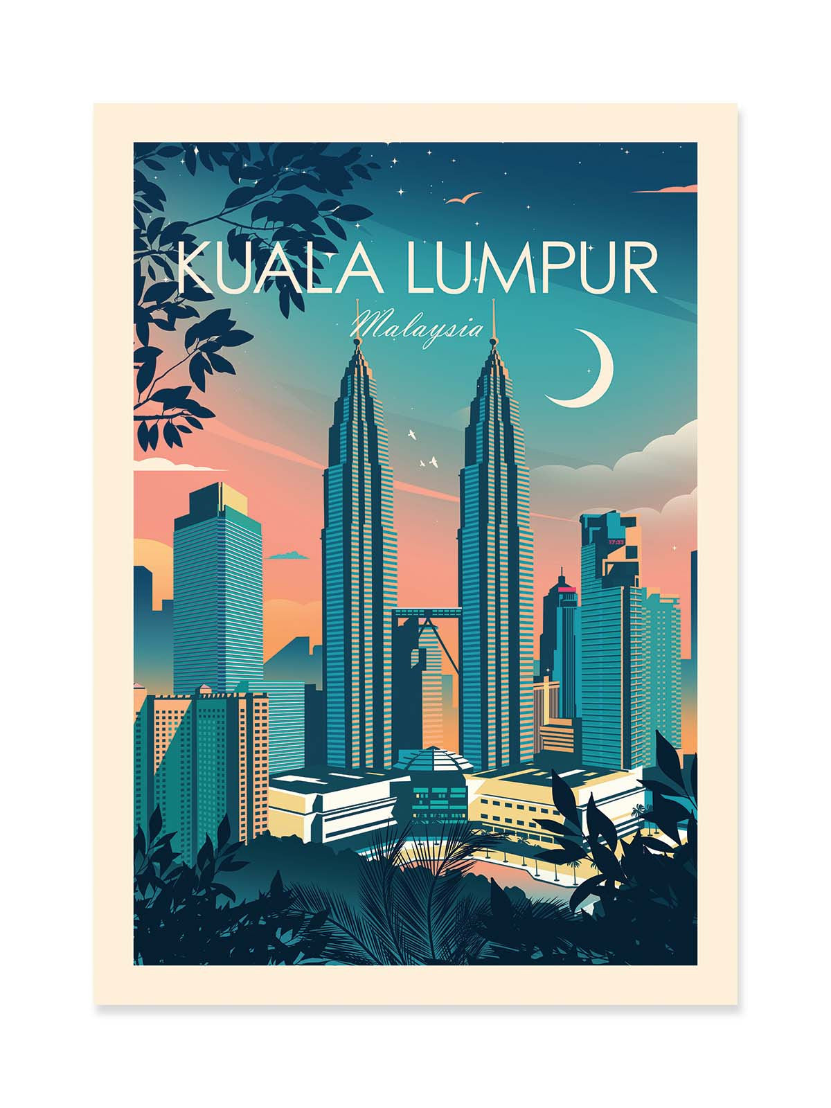 Art Poster - Kuala Lumpur Malaysia - Studio Inception