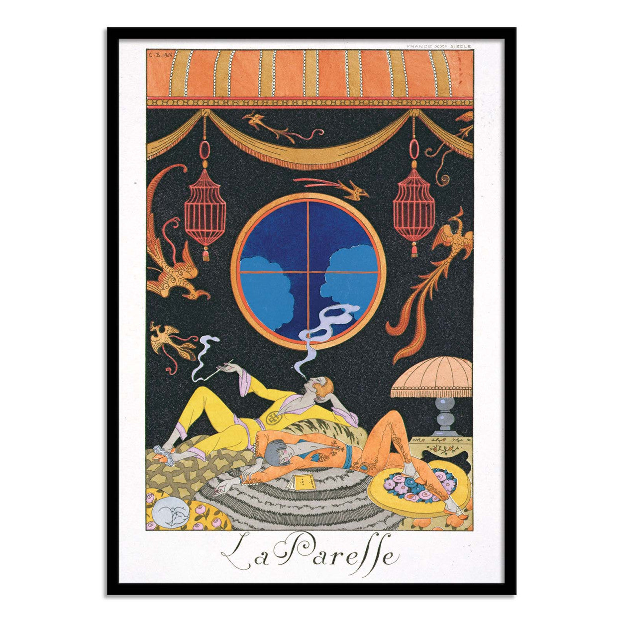 Art-Poster - La Paresse 1924 - Georges Barbier