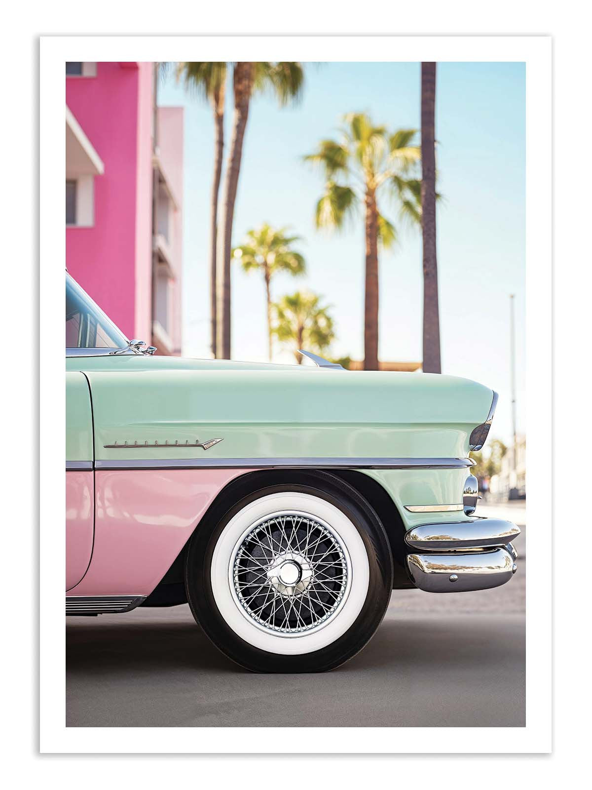 Affiche - LA Retro Car - Philippe Hugonnard