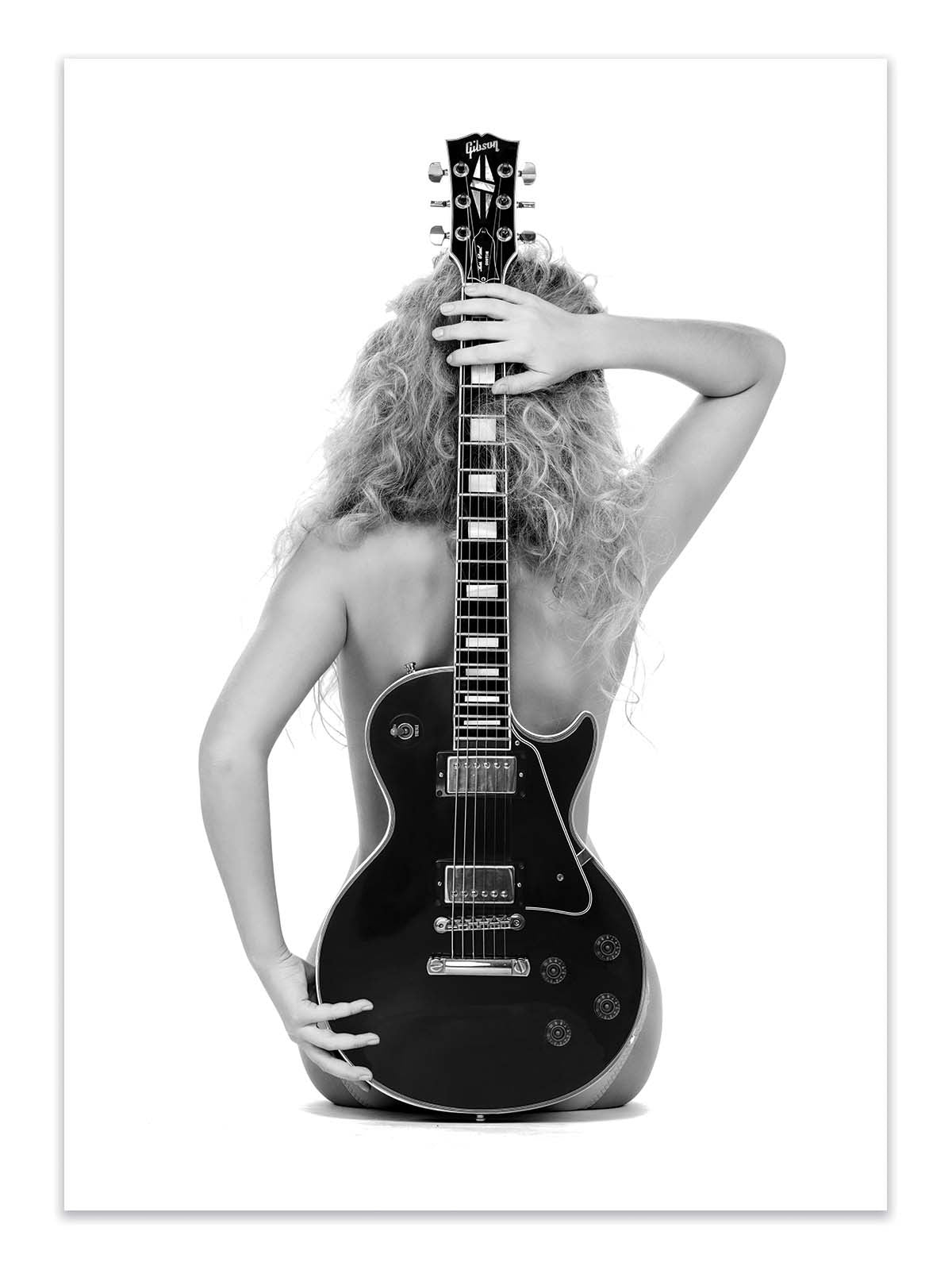 Affiche - Lady And The Les Paul - David Drake