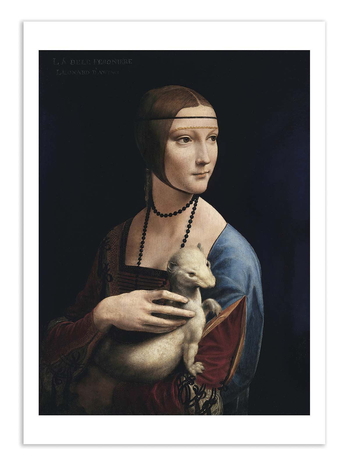 Art Poster - Lady With an Ermine 1490 - Leonardo da Vinci