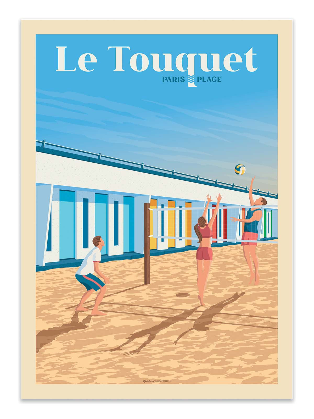 Art Poster - Le Touquet- Olahoop Travel Posters