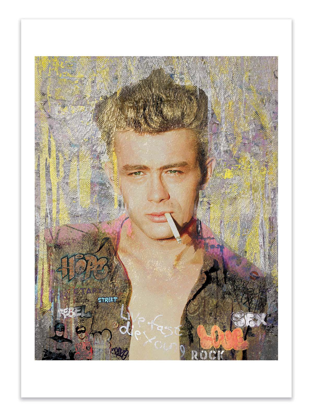 Art Poster - Live fast Die young - Mr Pablo Costa