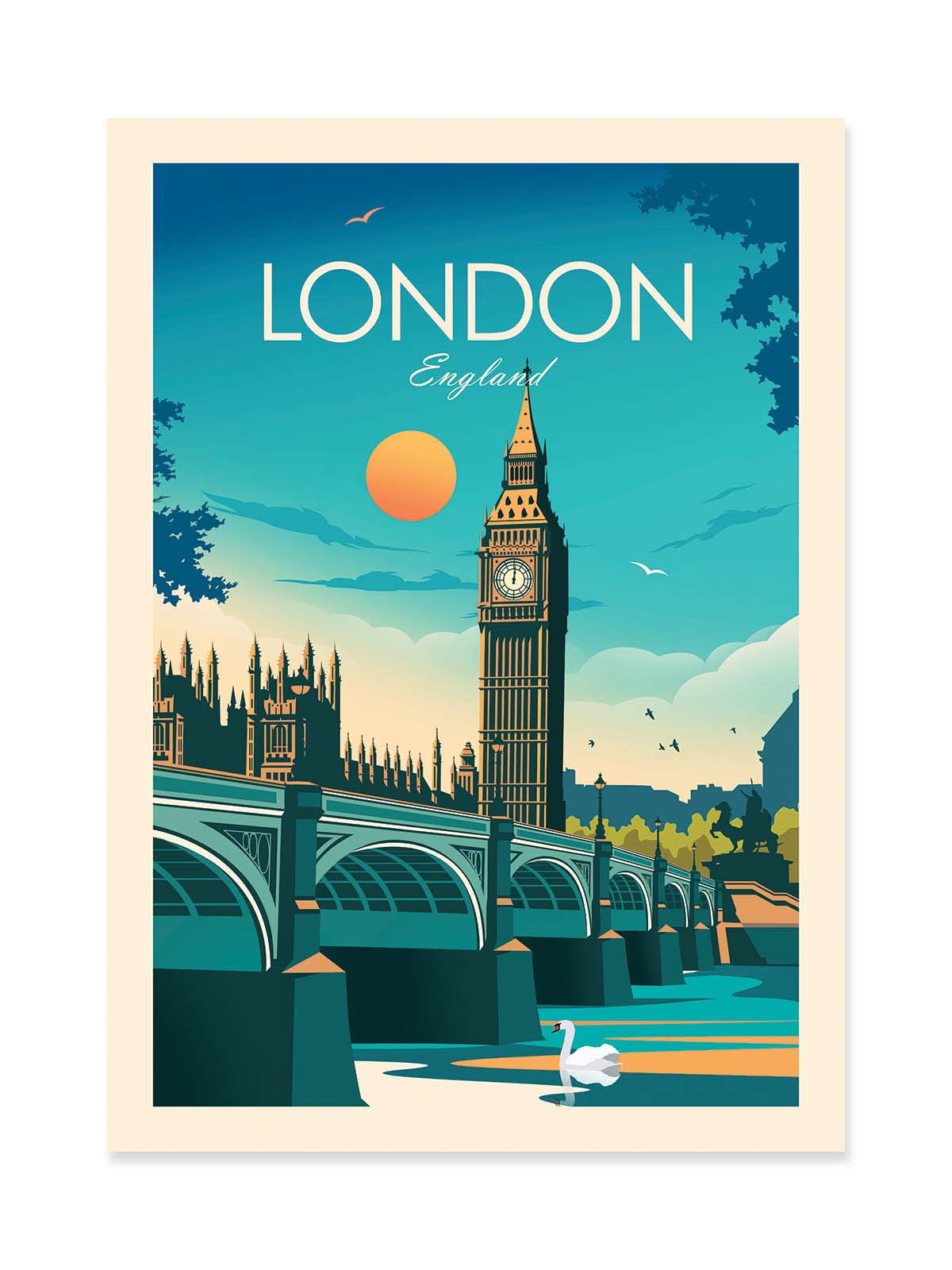 Art Poster - London - Studio Inception