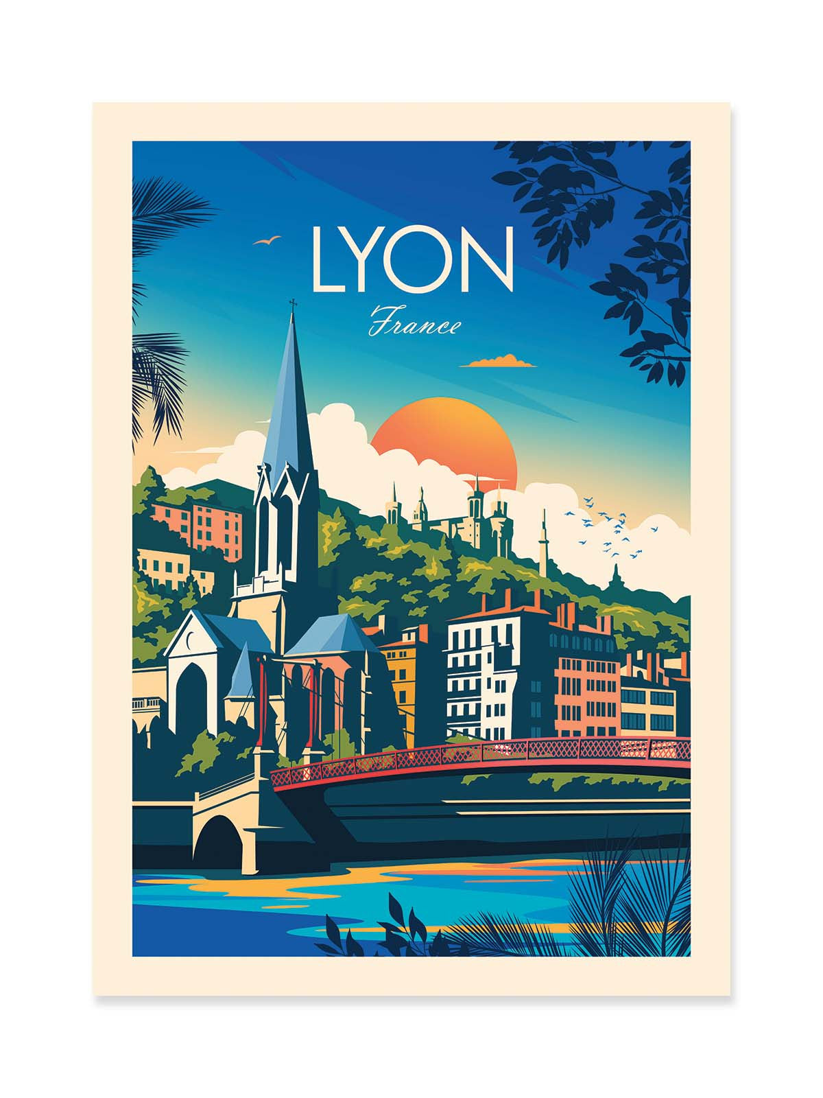 Art Poster - Lyon - Studio Inception