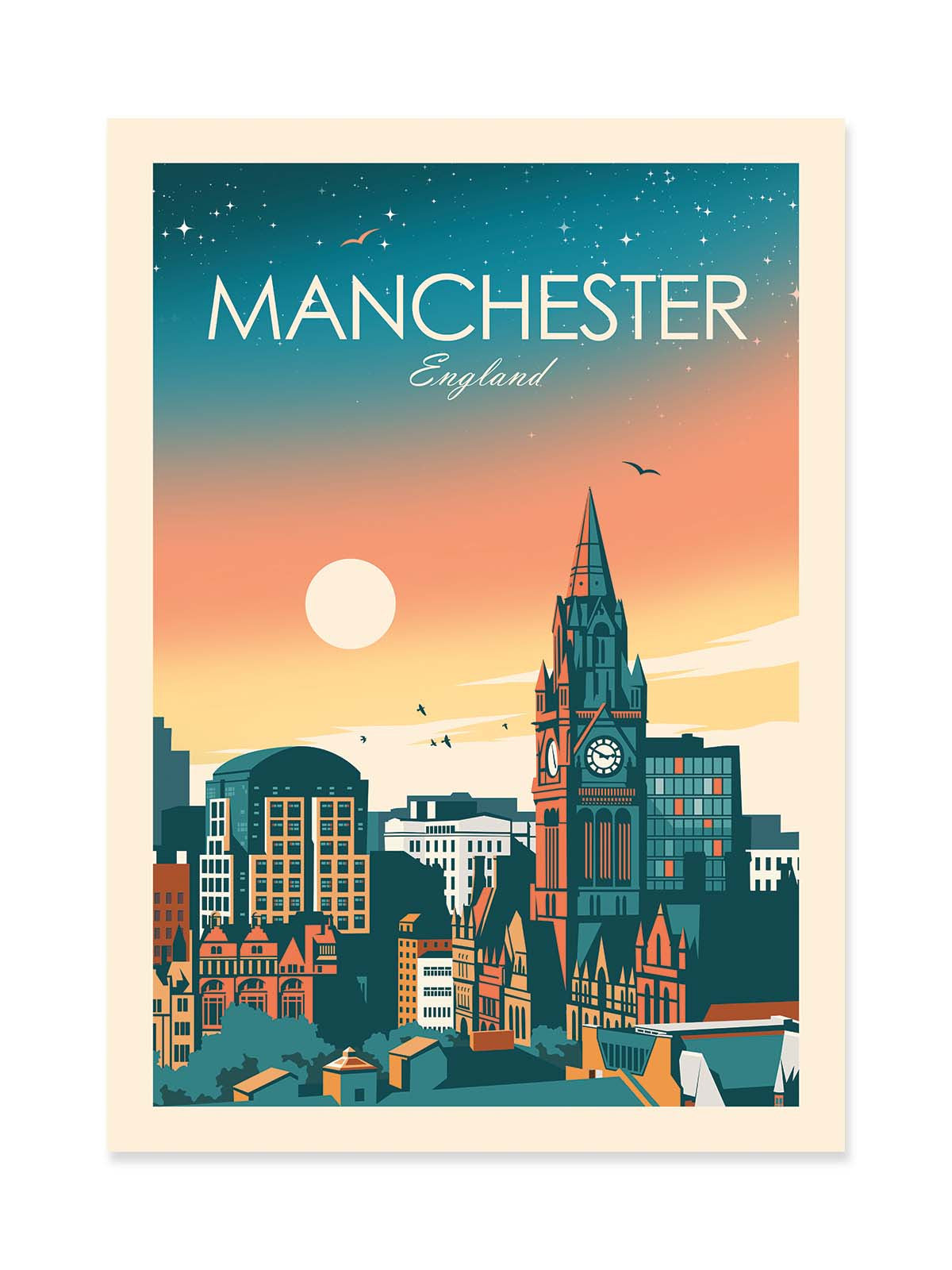 Art Poster - Manchester - Studio Inception