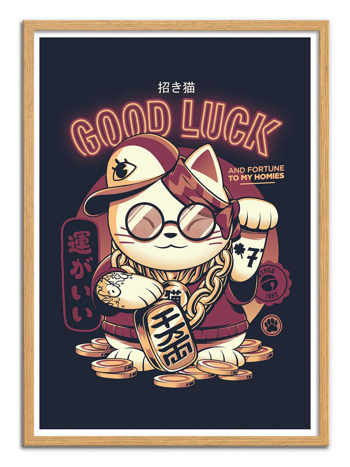 Art Poster - Maneki Neko - Ilustrata