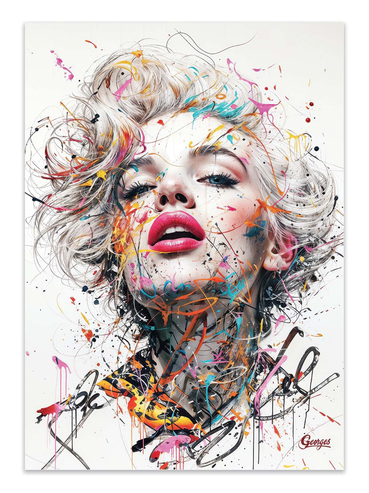 Affiche - Marilyn - Georges