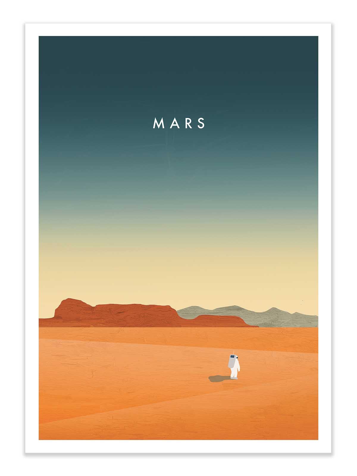 Art Poster - Mars - Katinka Reinke