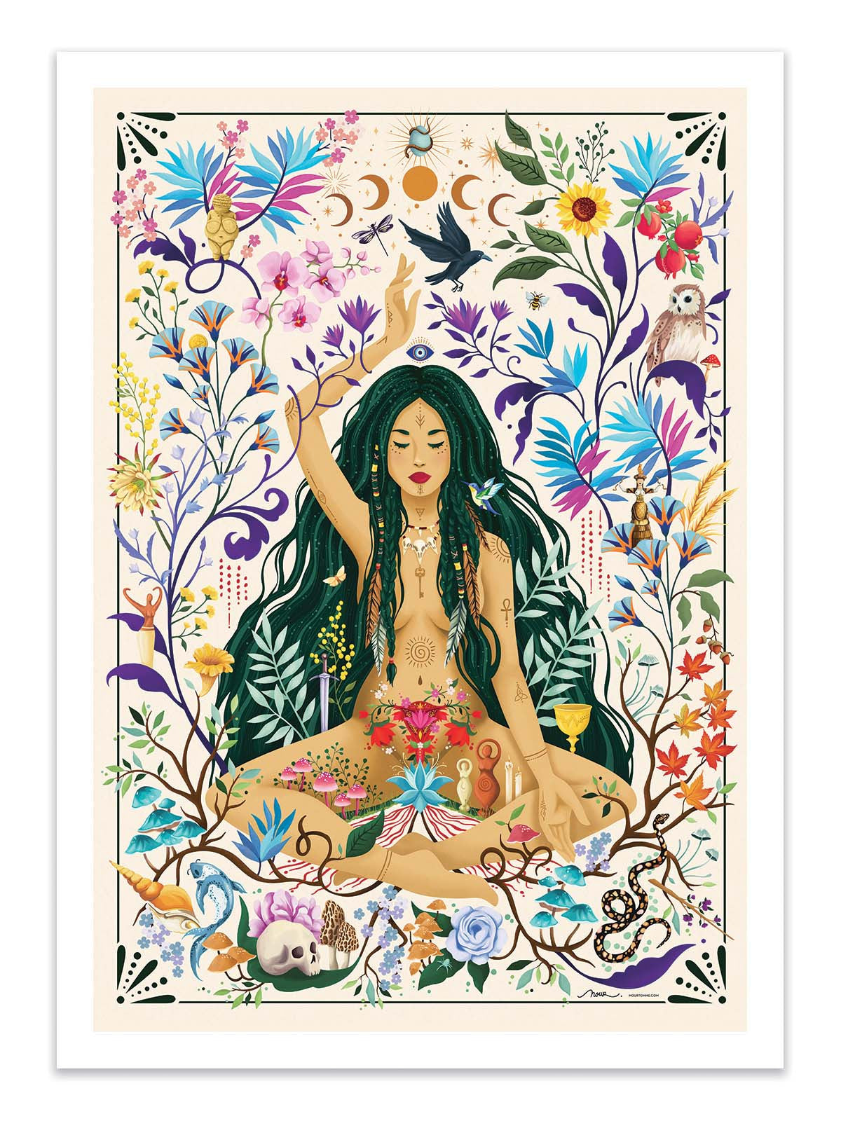 Art Poster - Matriarchal consciousness - Nour Tohme