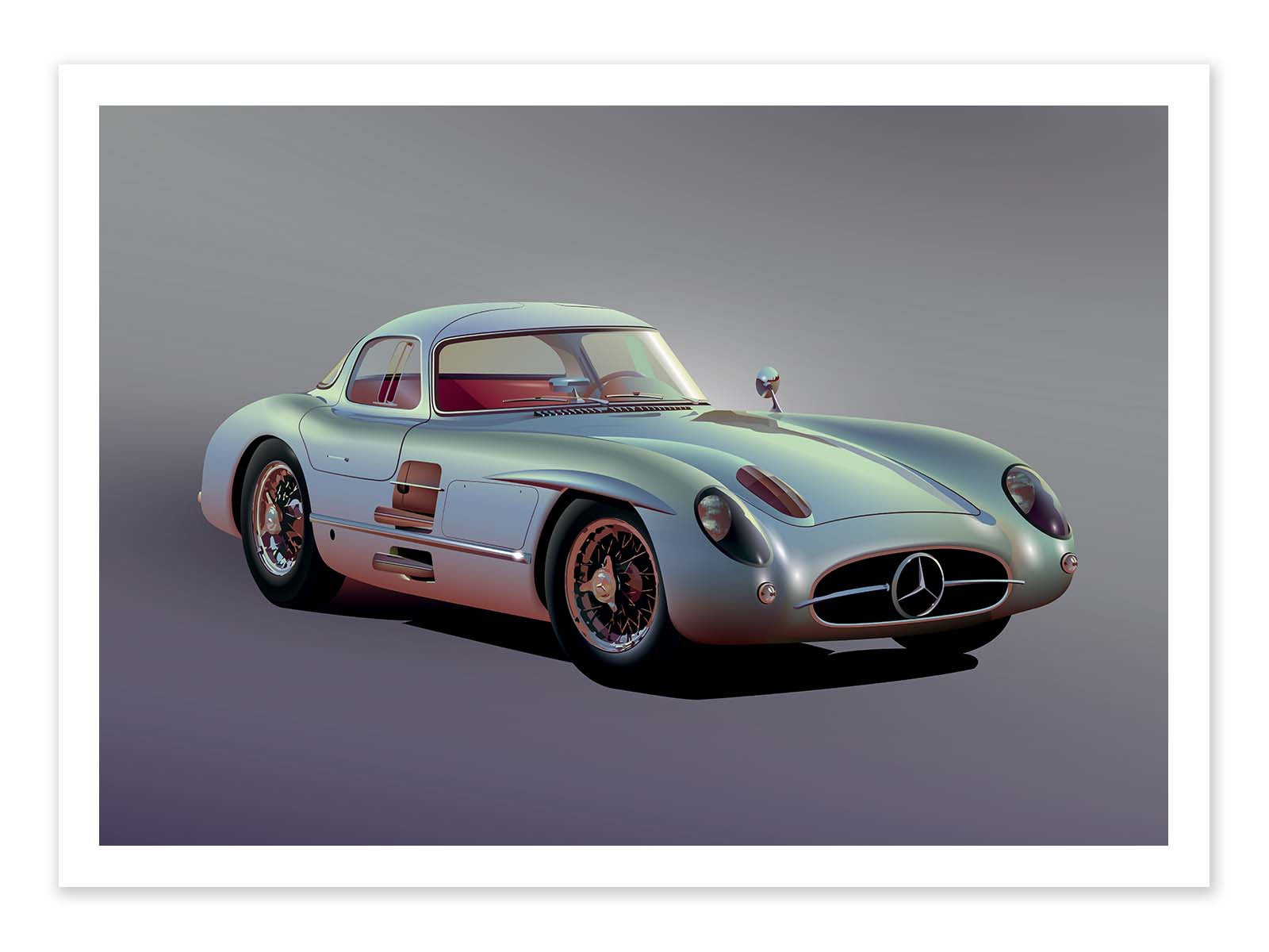 Art Poster - Mercedes-Benz 300 SLR - Artmoric