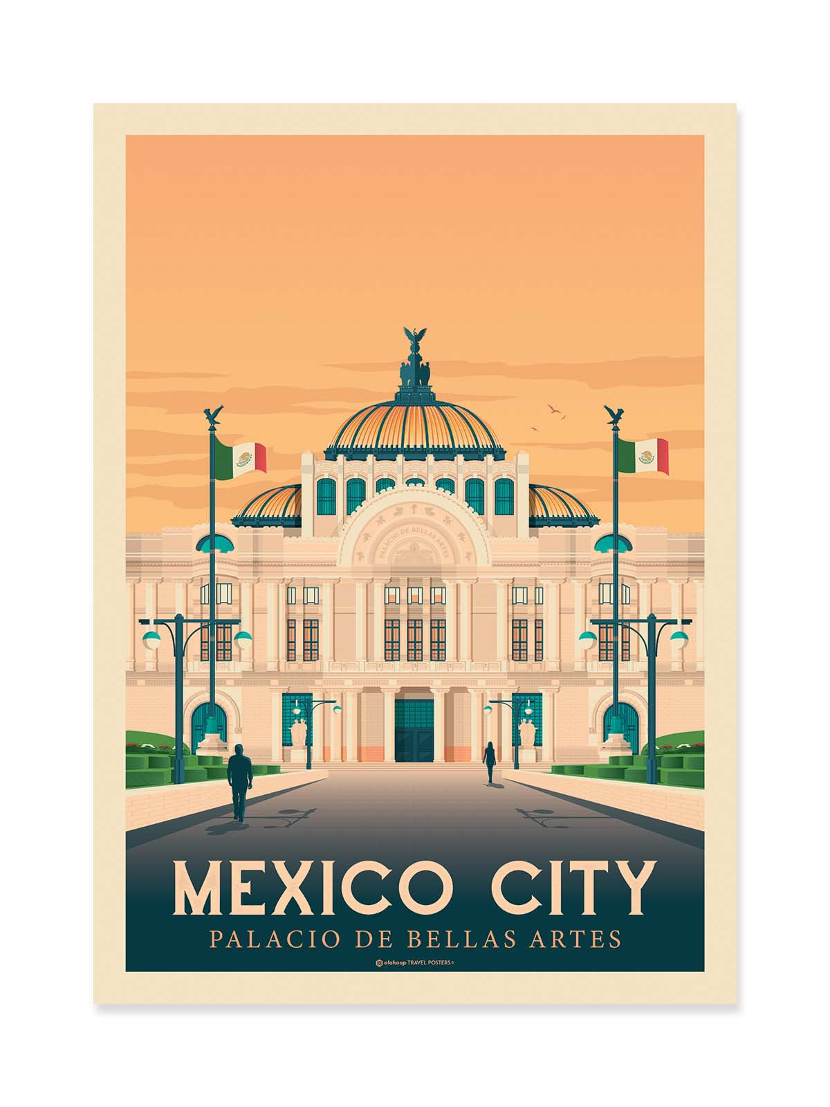 Art Poster - Mexico city - Olahoop Travel Posters