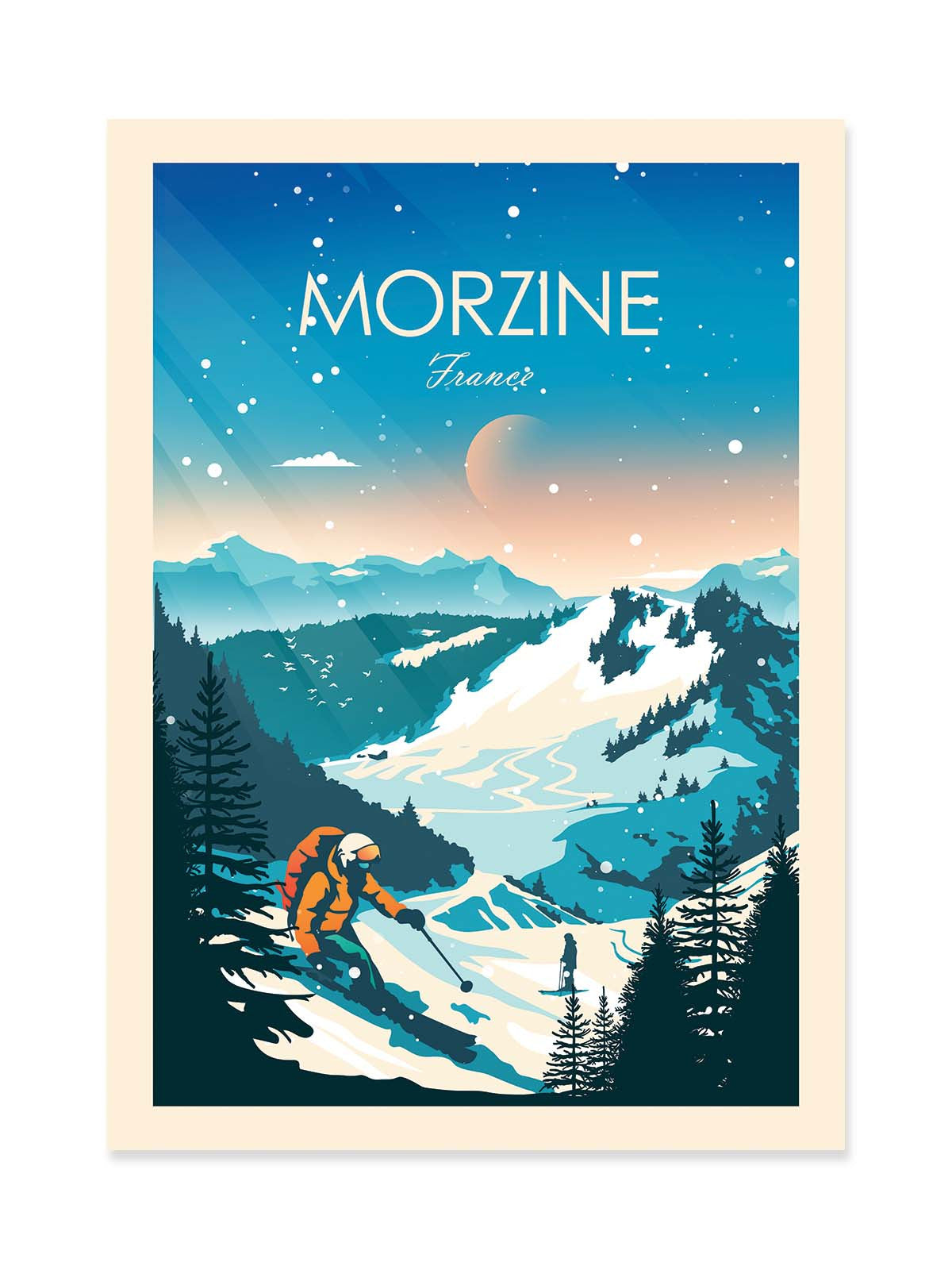 Art Poster - Morzine France - Studio Inception