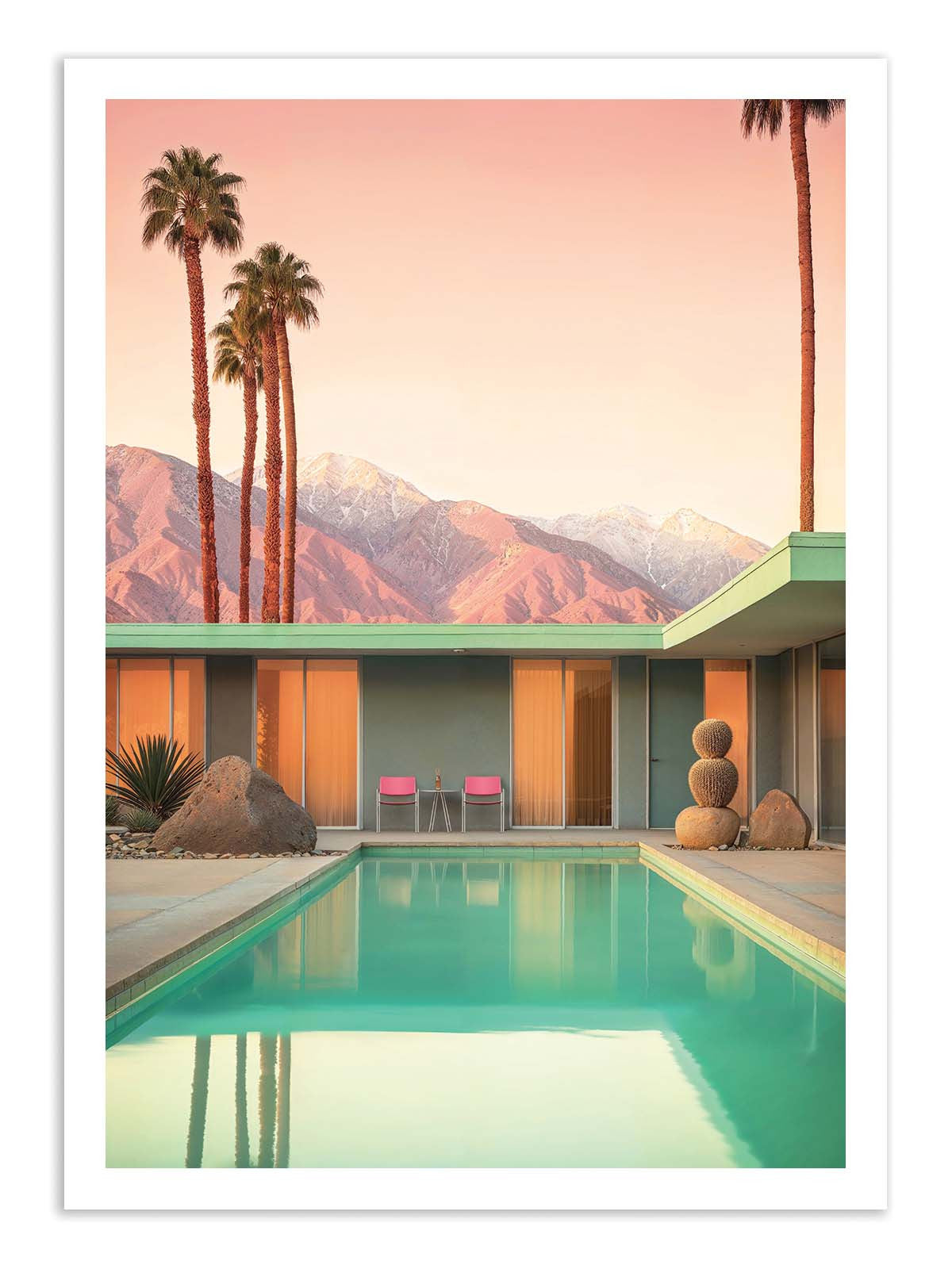 Affiche - Motel 66 Palm Springs - Philippe Hugonnard