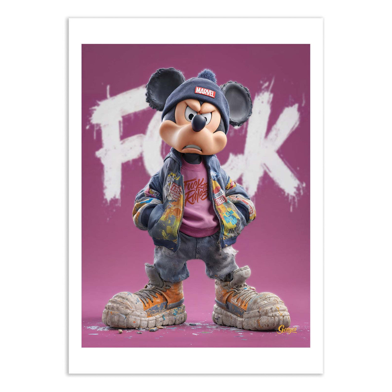 Art-Poster - Mouse Team Z - George