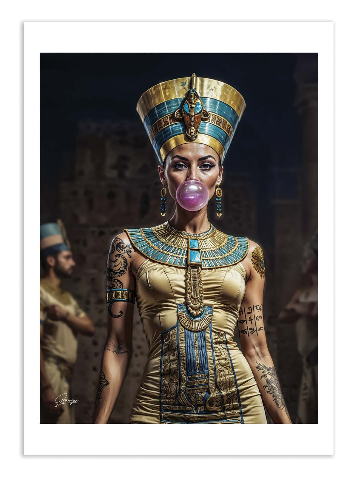 Art Poster - Nefertigum - Alexandre Granger