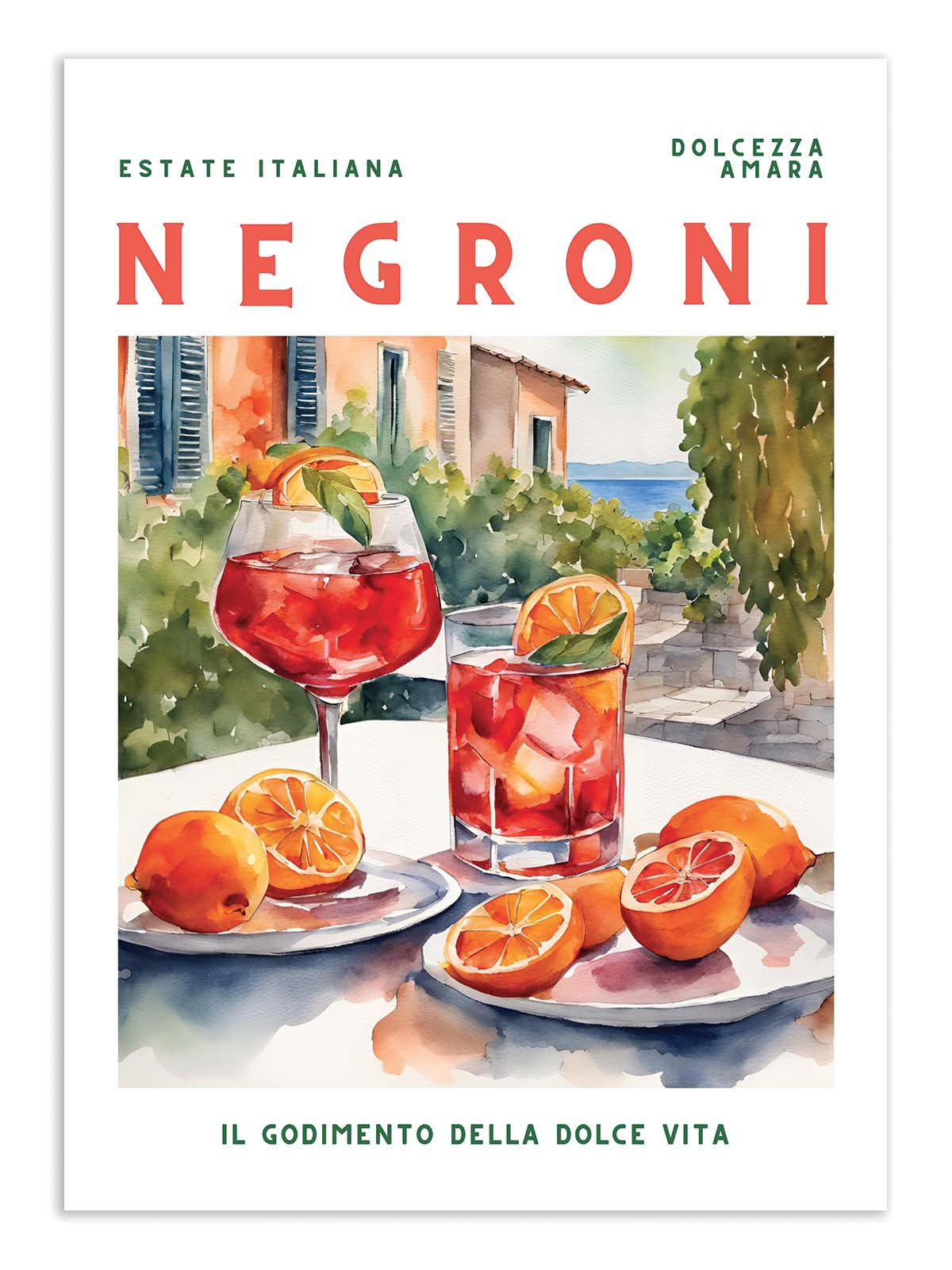 Art Poster- Negroni - Ohkimiko