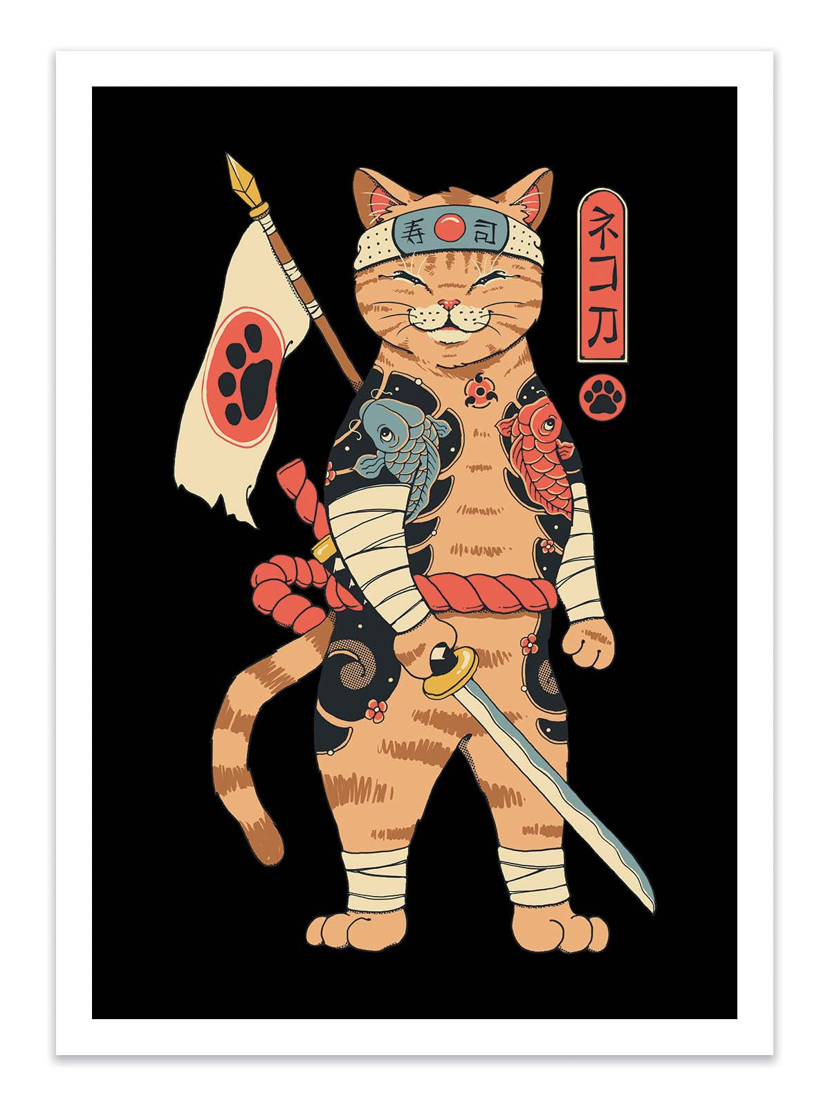 Affiche - Neko Shogun - Vincent Trinidad
