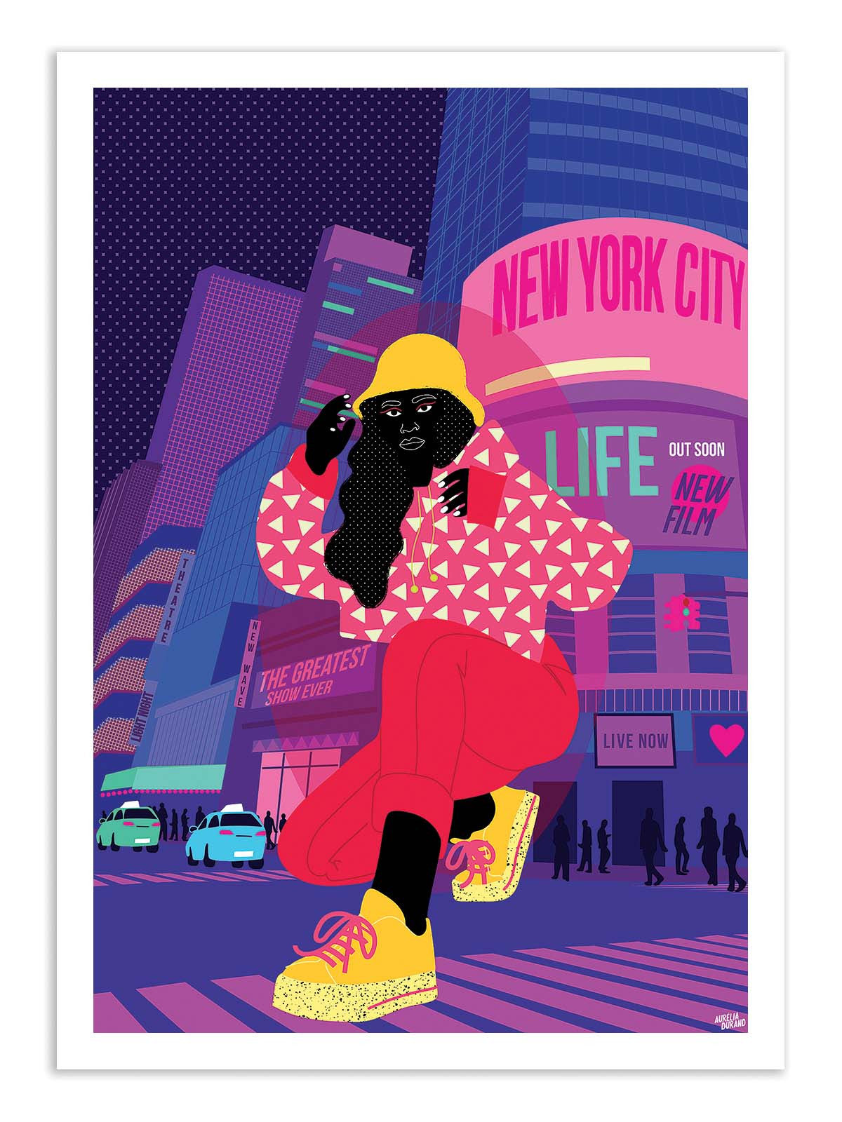 Art Poster - New-York - Aurélia Durand