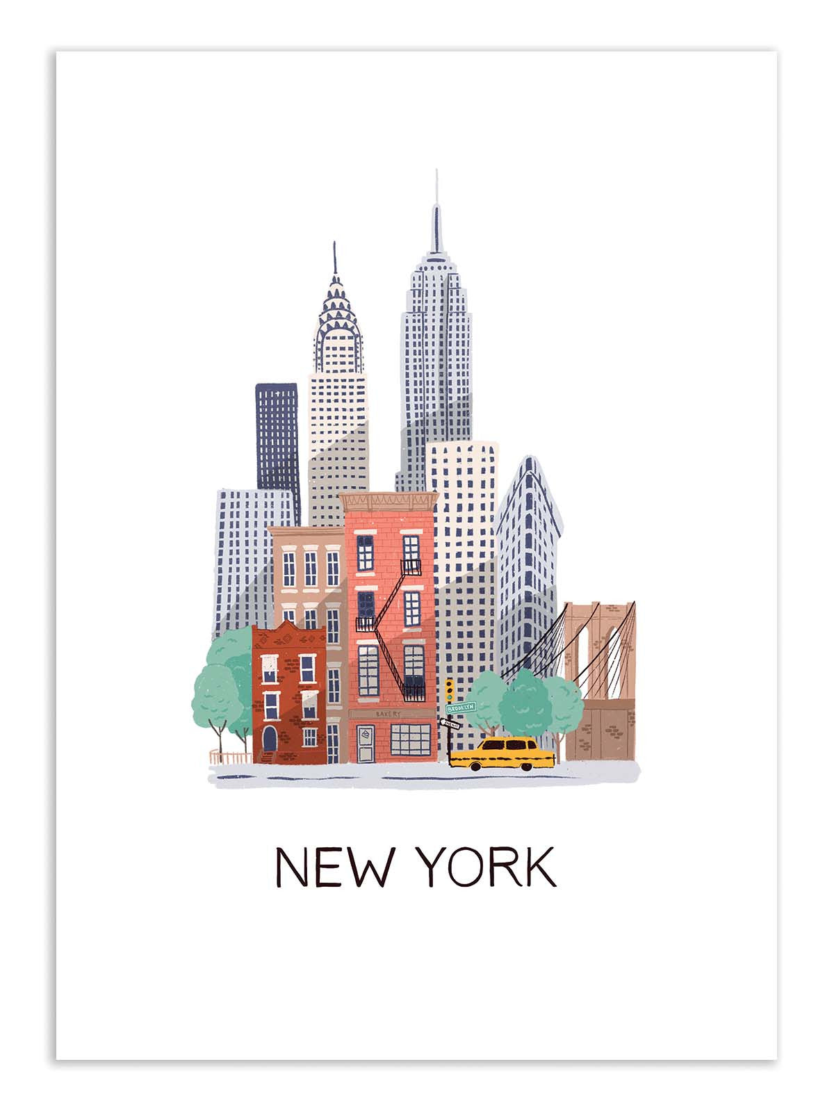 Affiche - New York - Maja Tomljanic