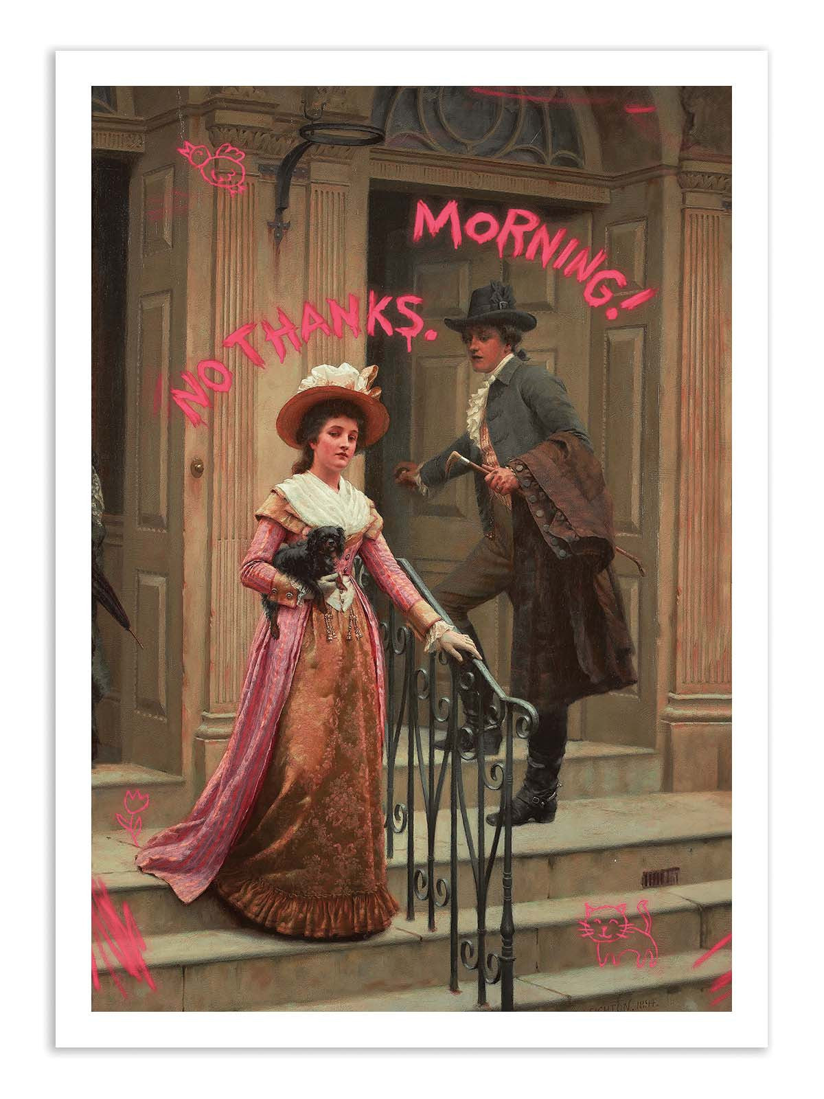 Art Poster - No thanks - Jonas Loose