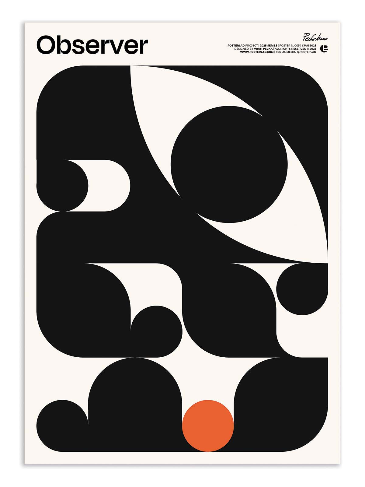 Art poster - Observer - Posterlad