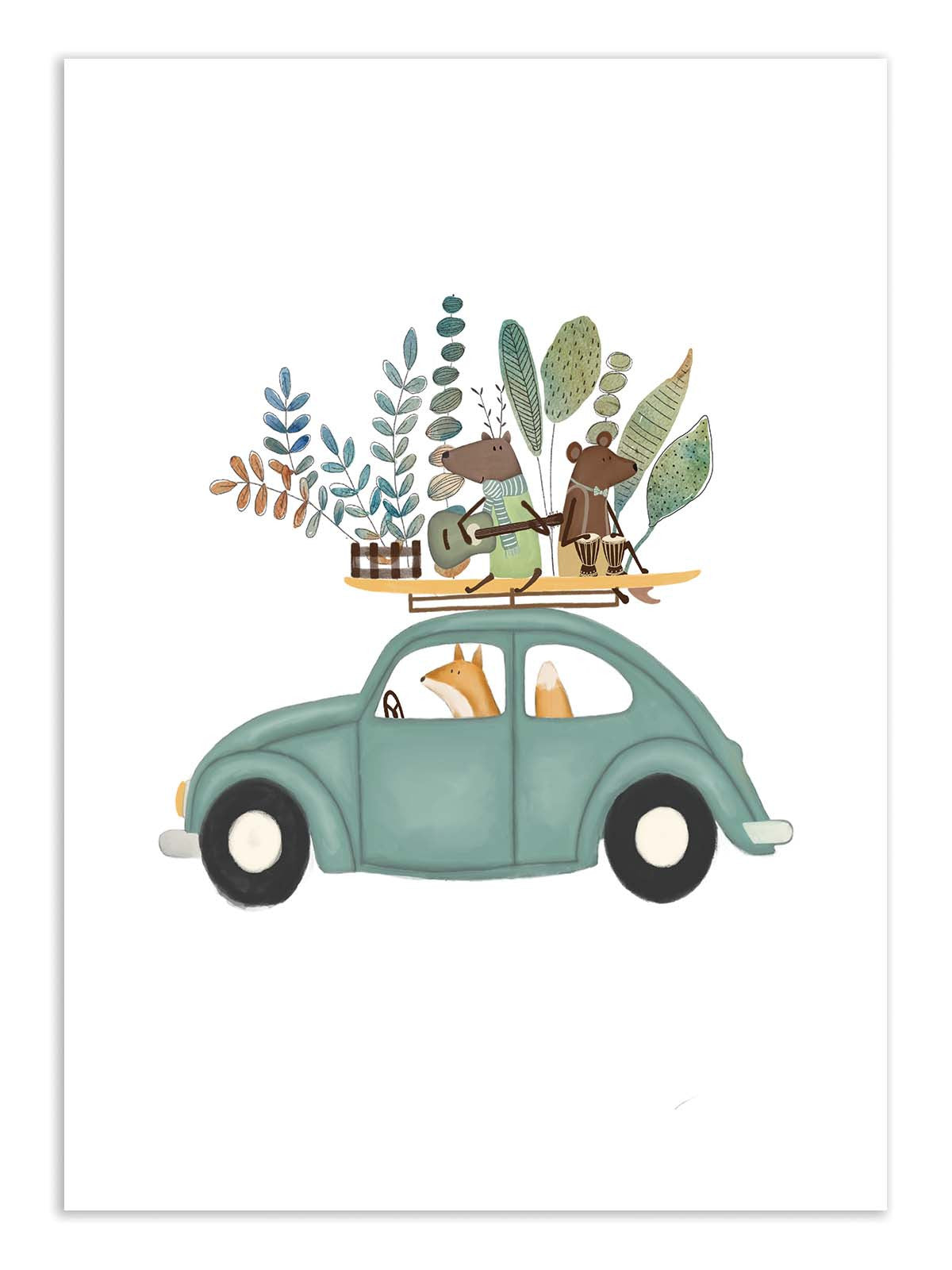 Art Print - On tour - Urchin Bay