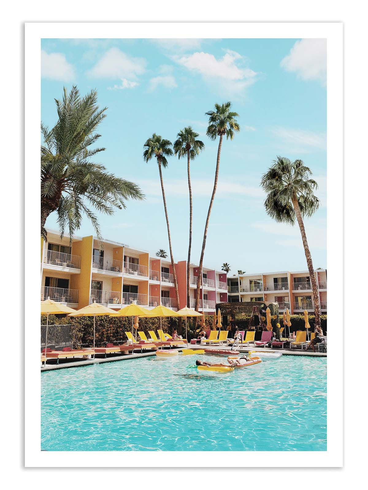 Art Poster - Palm Springs hotel - Gal Design