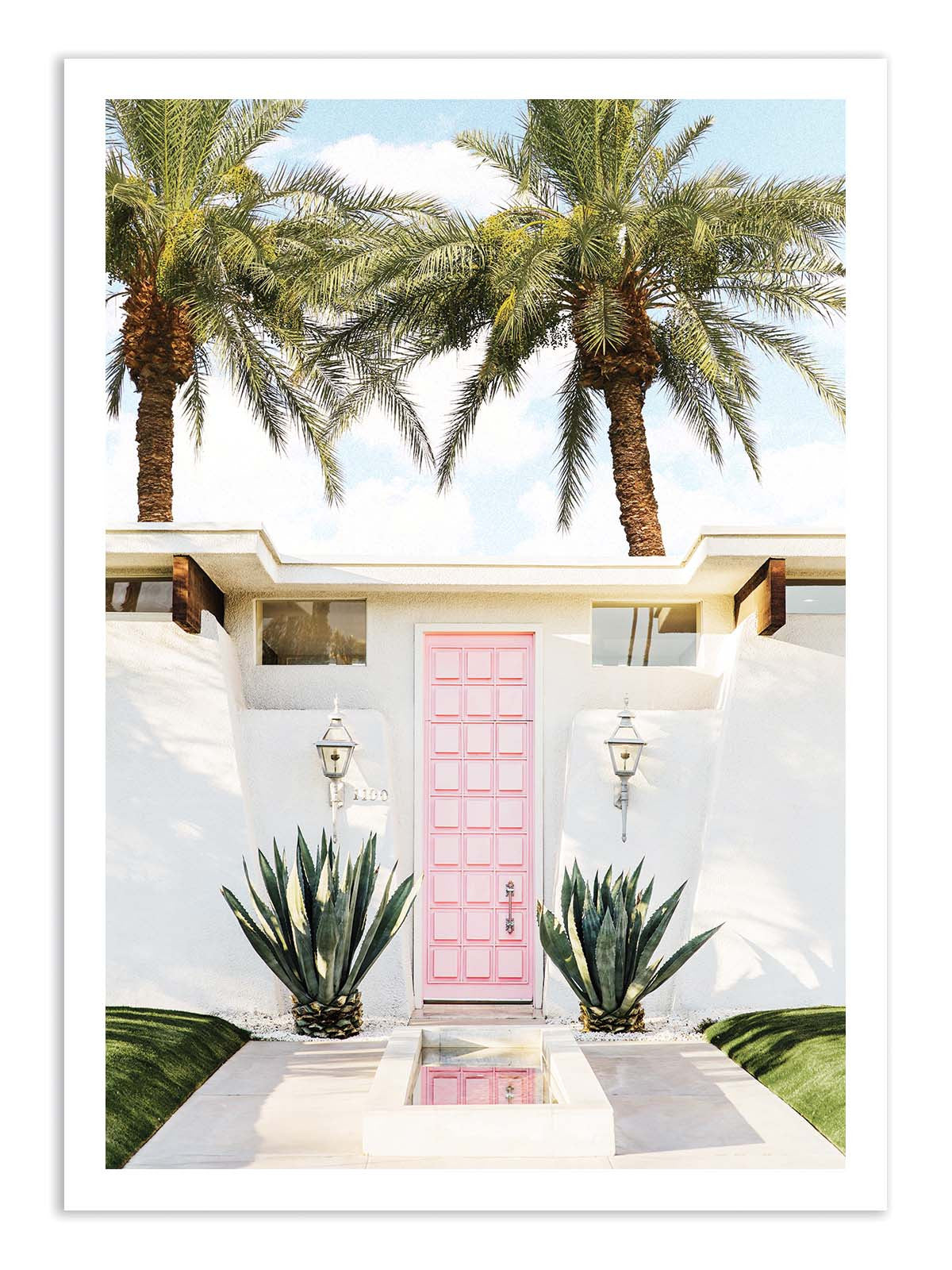 Art Poster - Palm Springs house - Gal Design