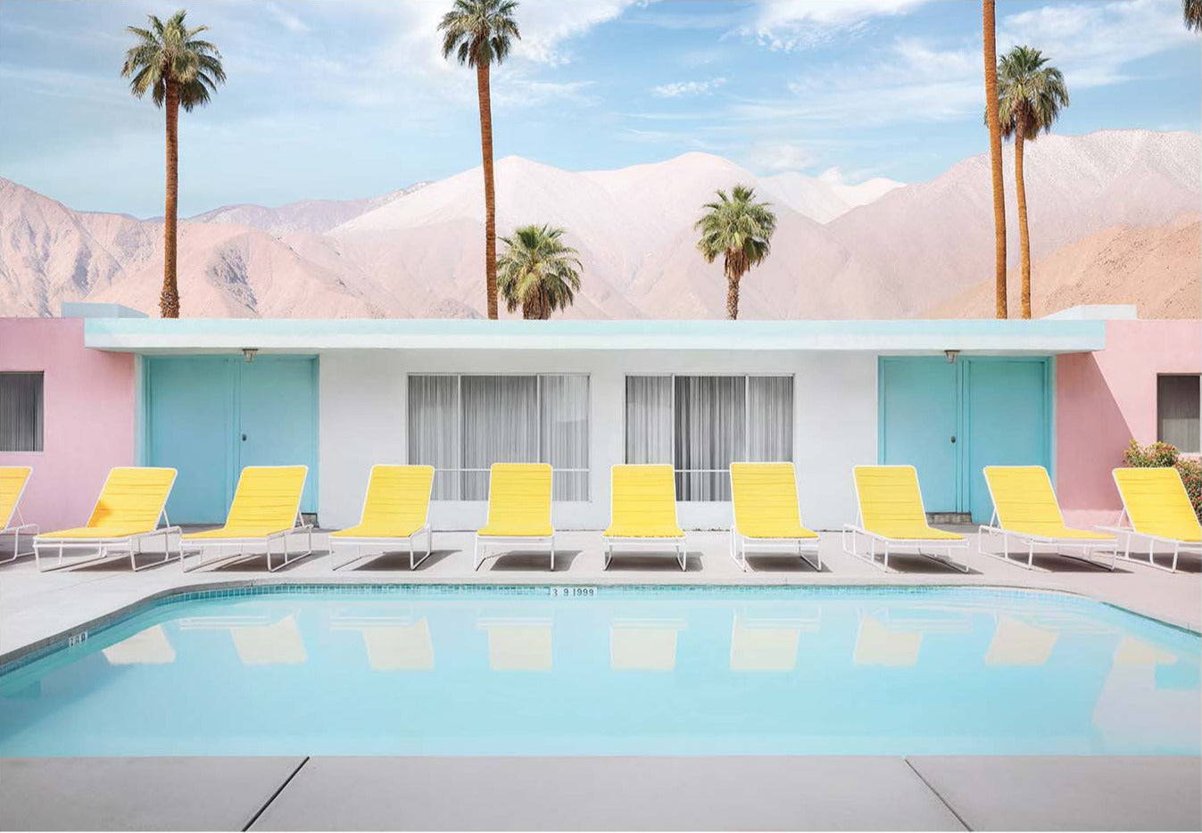 Affiche - Palm Springs Pool day - Philippe Hugonnard