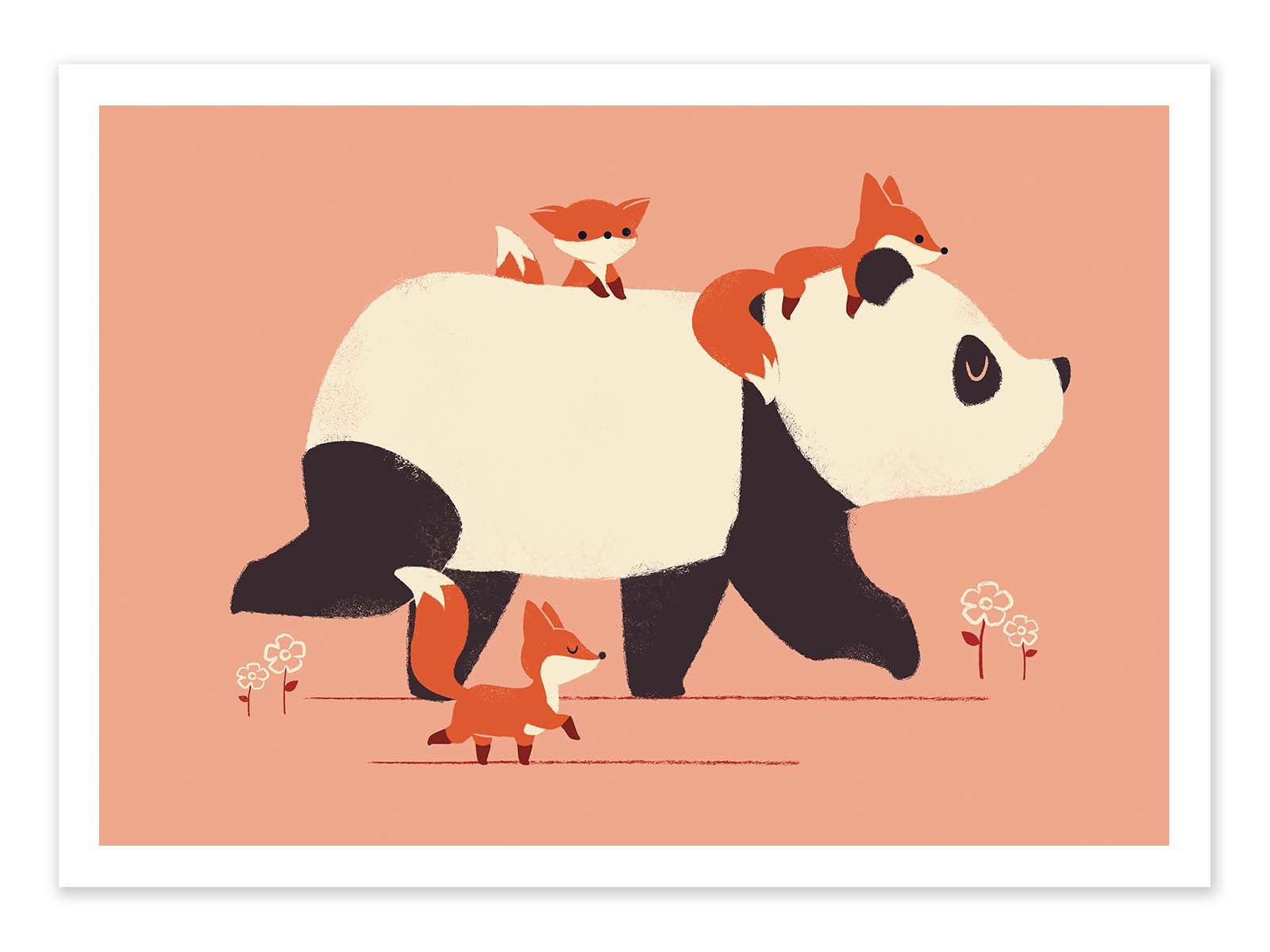 Art Poster - Panda Fox - Jay Fleck