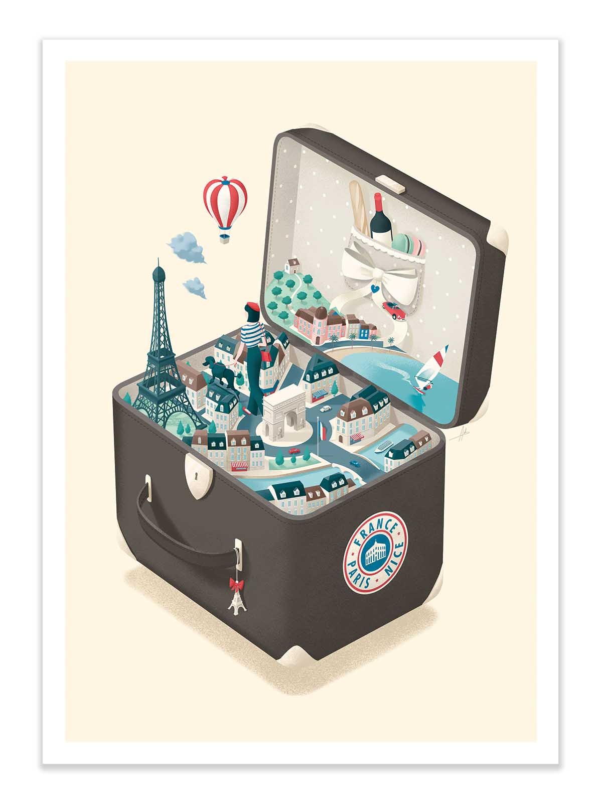 Art Poster - Paris - Andrea de Santis