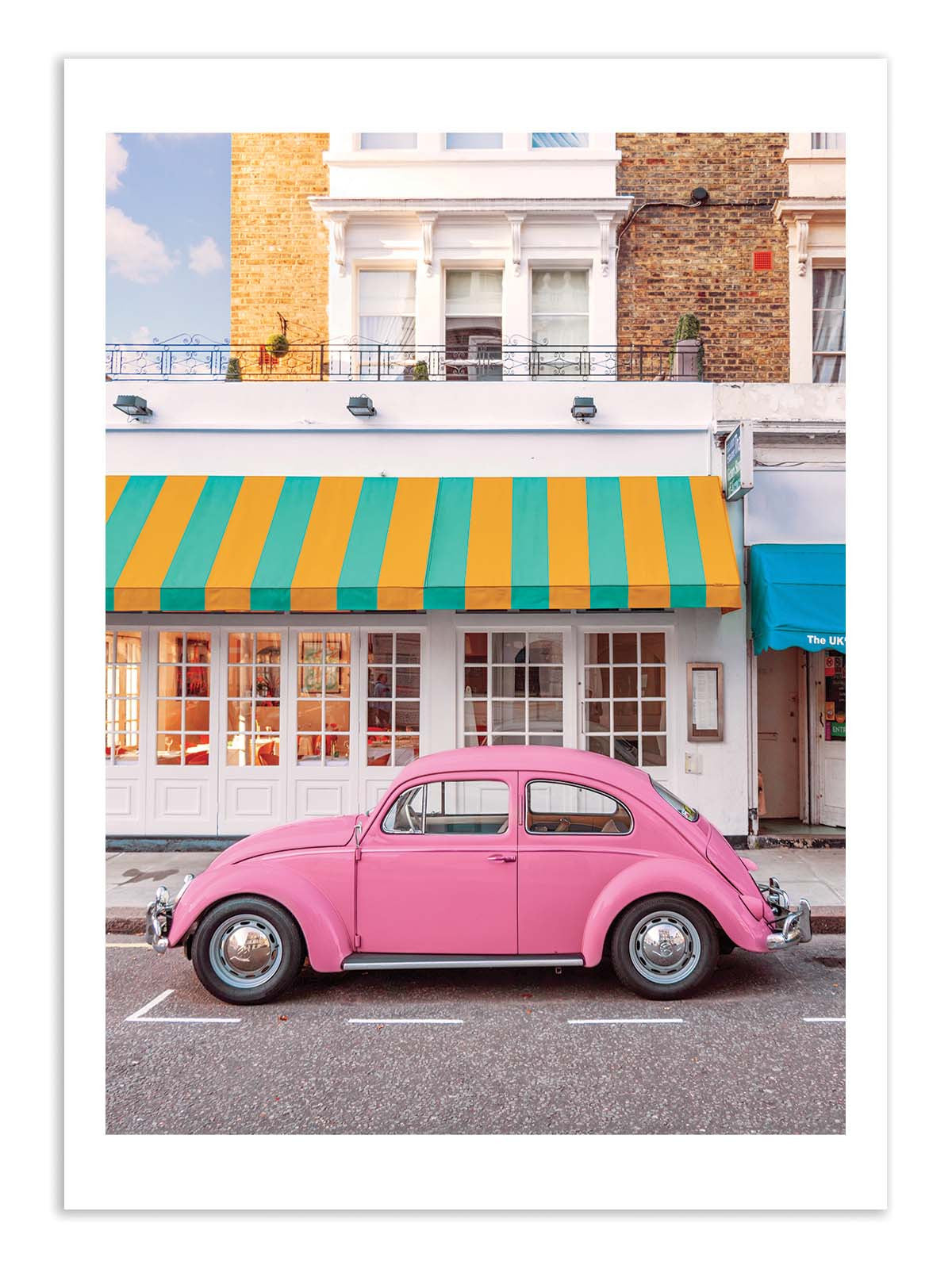 Art Poster - Pink Ride - Gabor Estefan