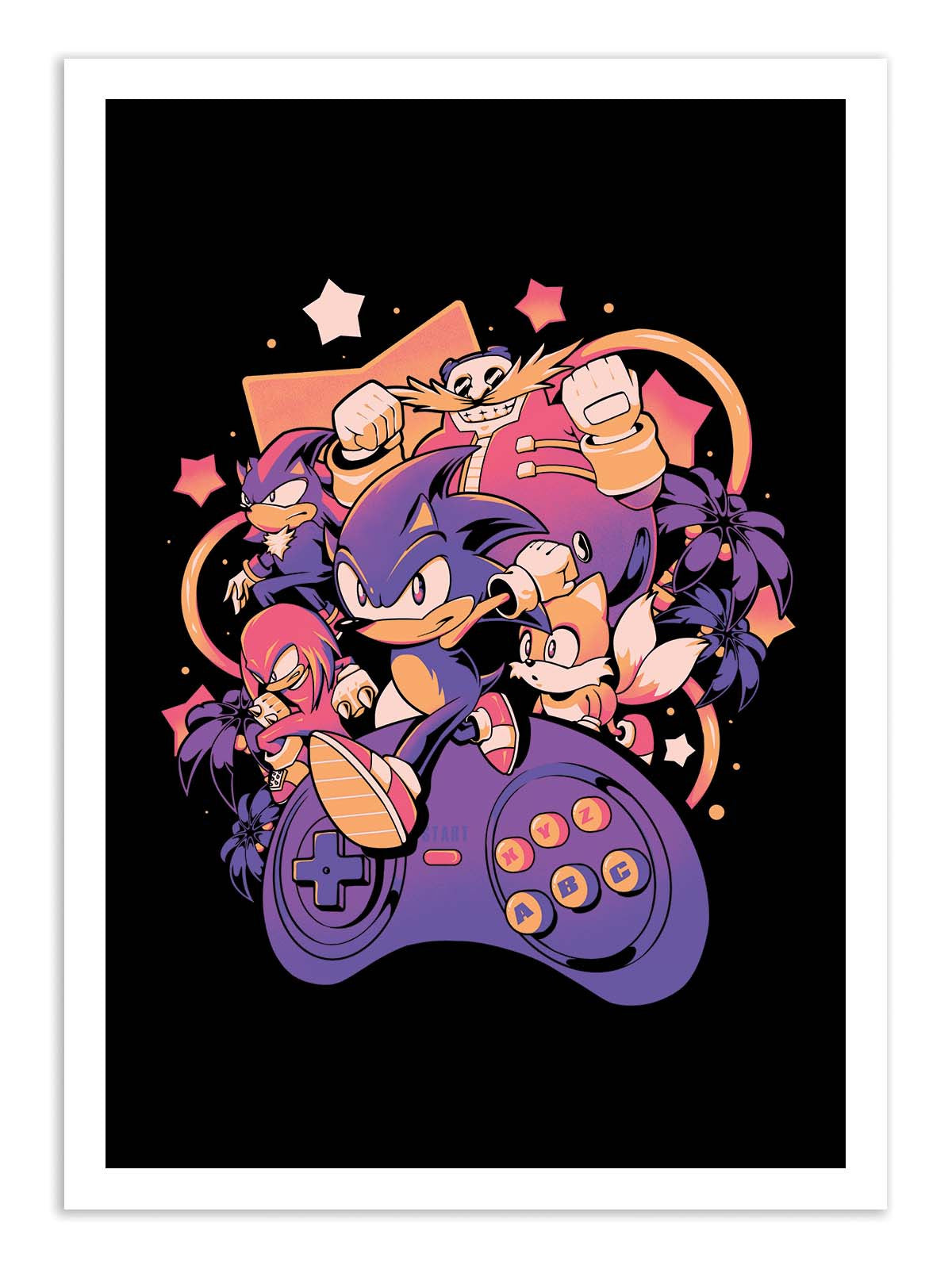 Art Poster - Play fast Sonic - EduEly
