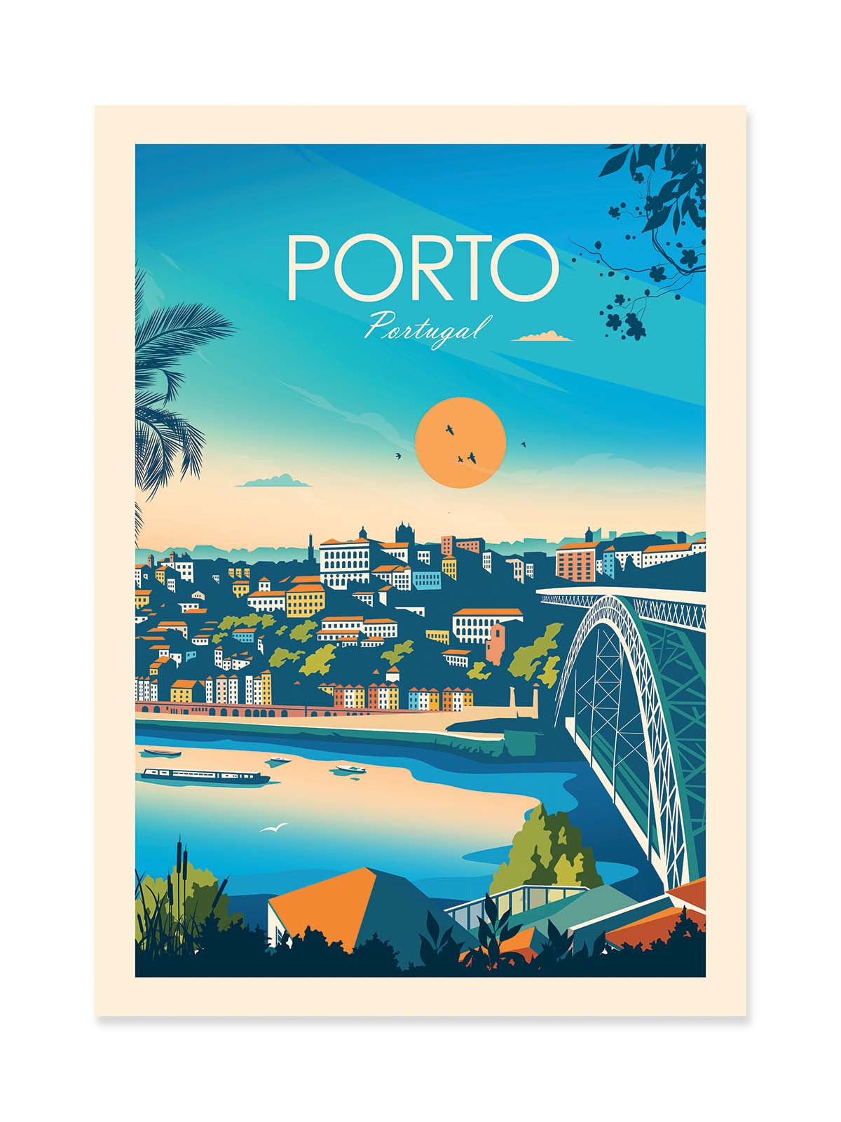 Art Poster - Porto Portugal - Studio Inception