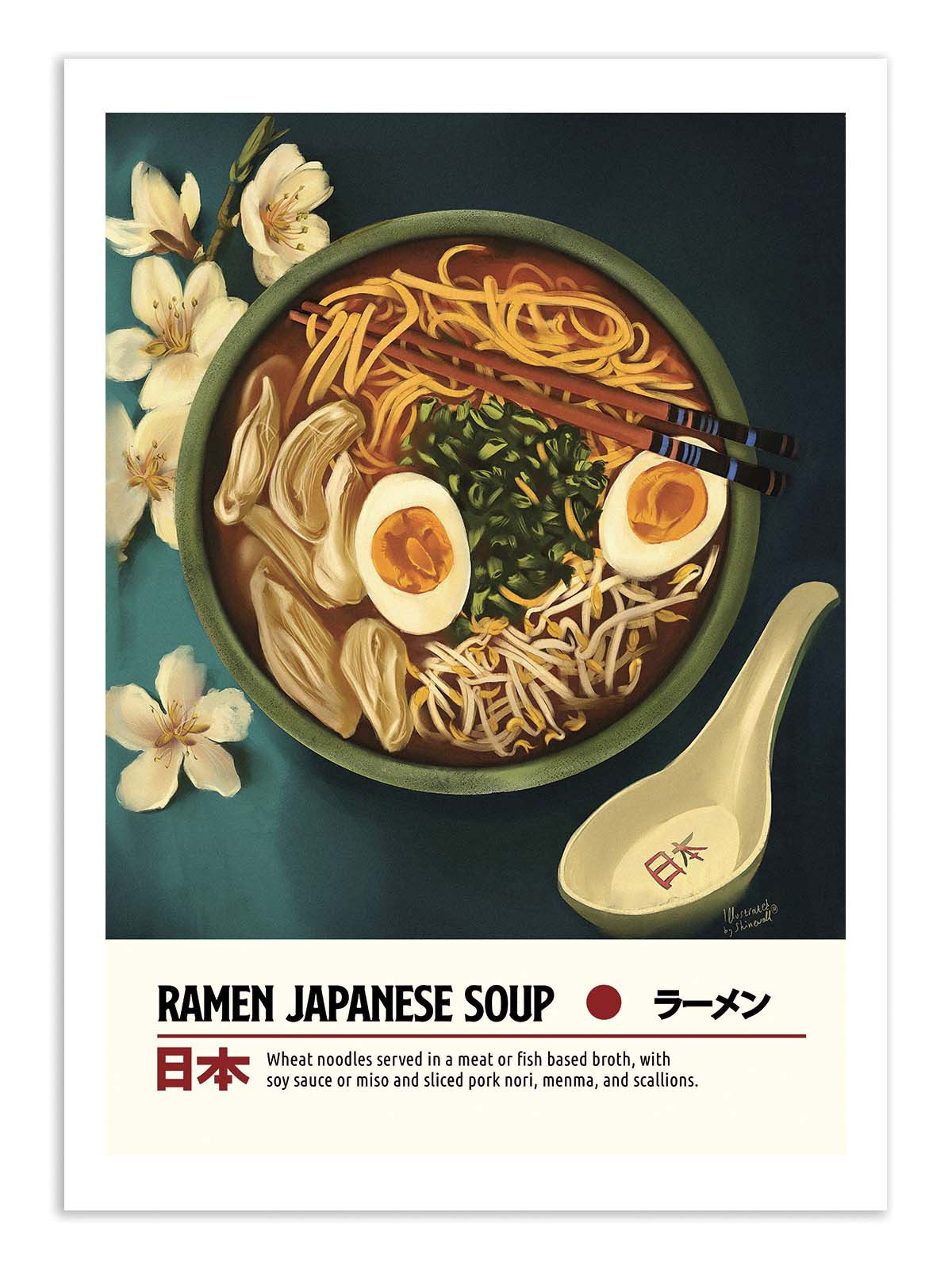Art Poster - Ramen - Dionisis Gemos