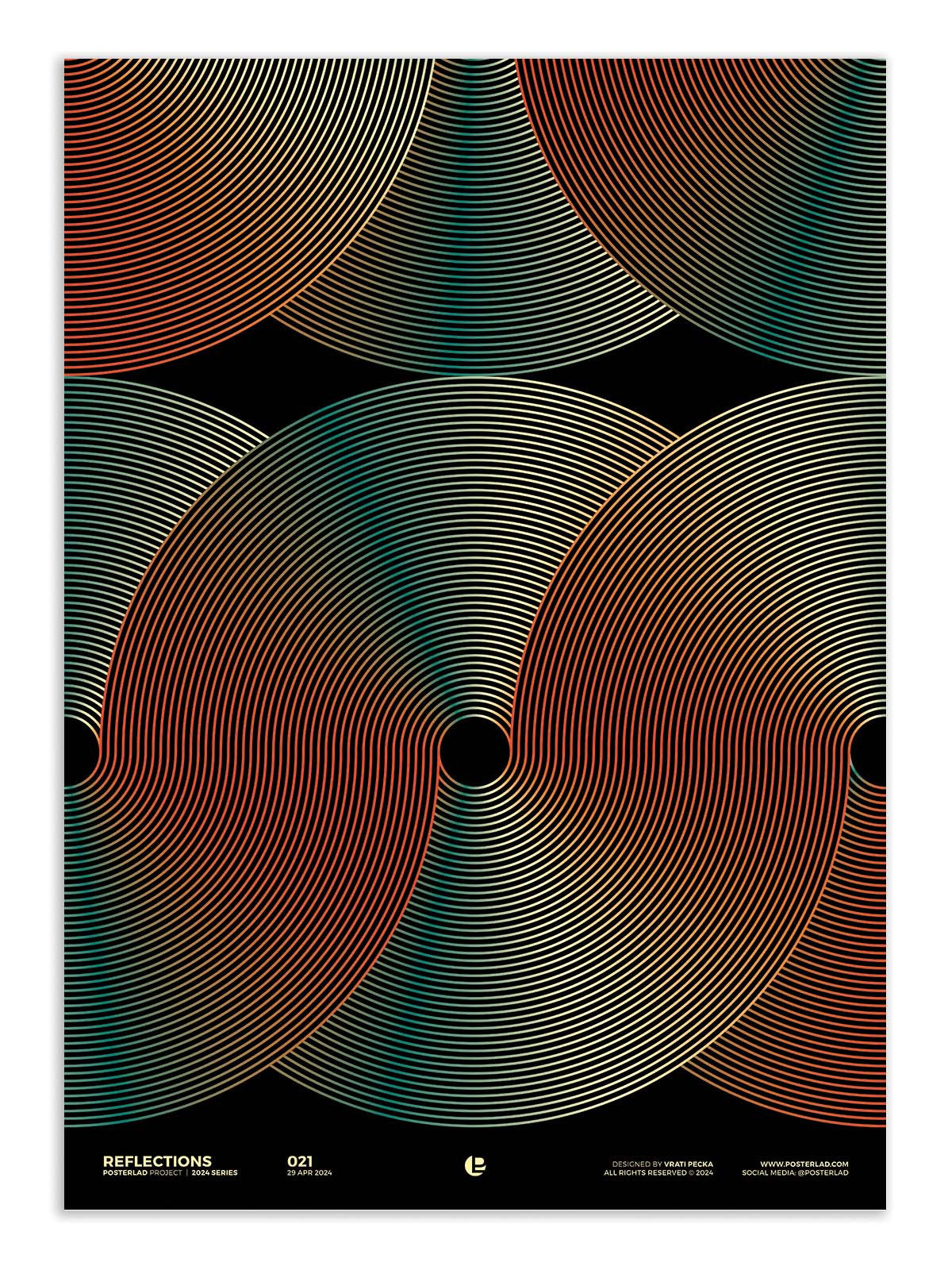 Art poster - Reflections - Posterlad