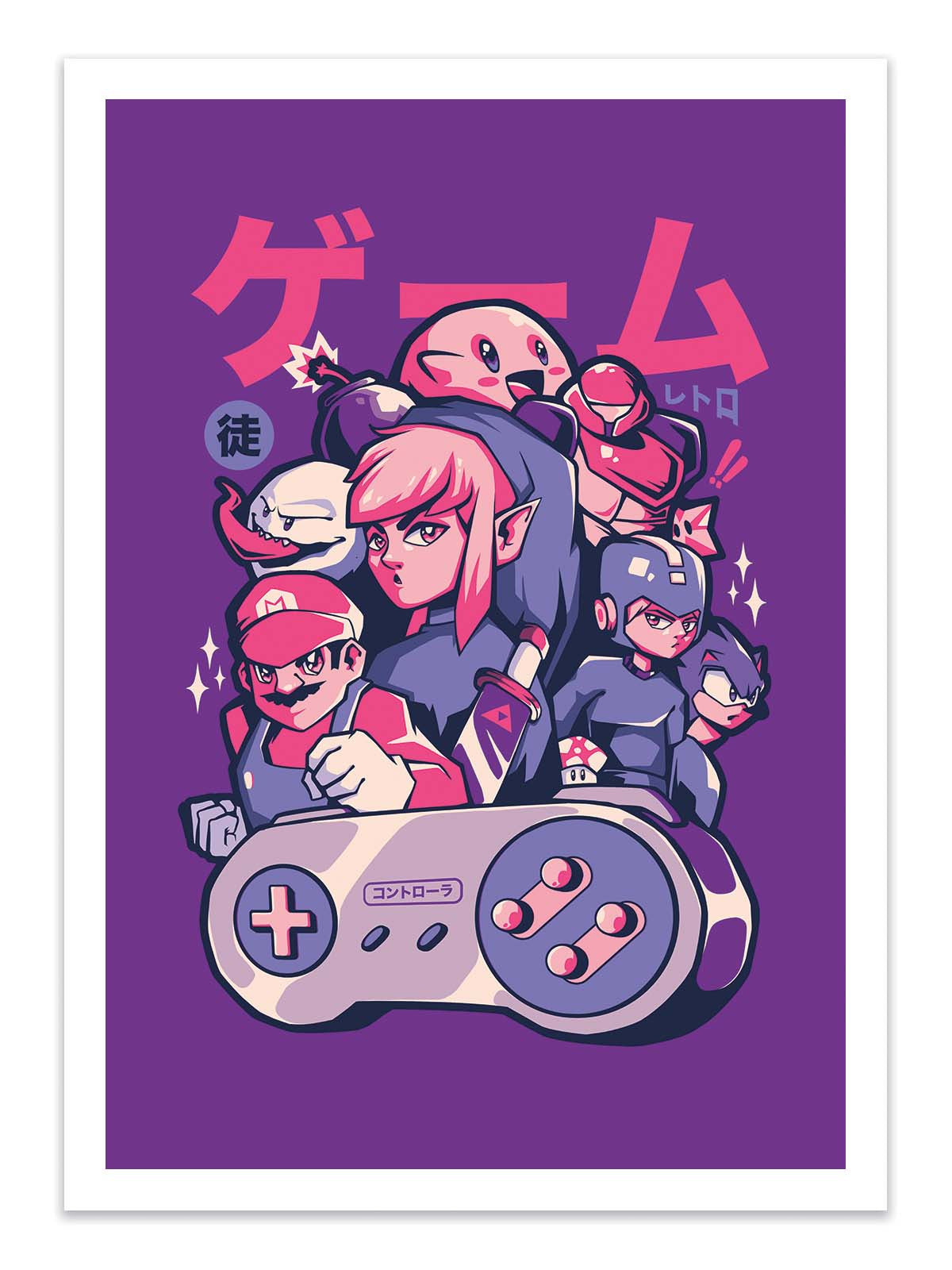 Art Print  - Retro Gang - EduEly