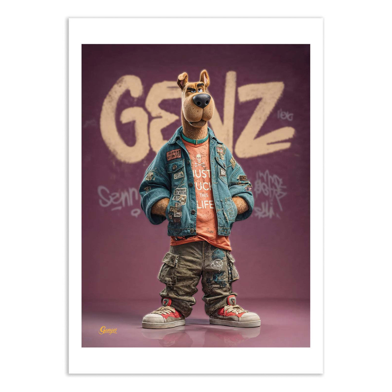 Art-Poster - Scooby Team Z - George