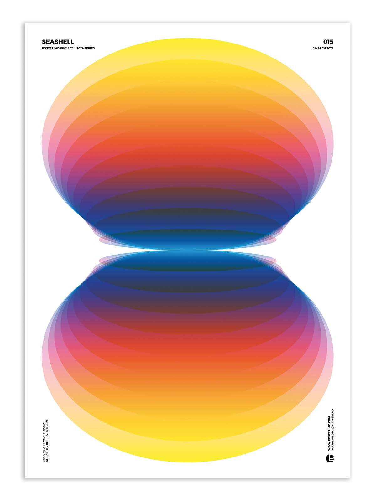 Art poster - Seashell - Posterlad