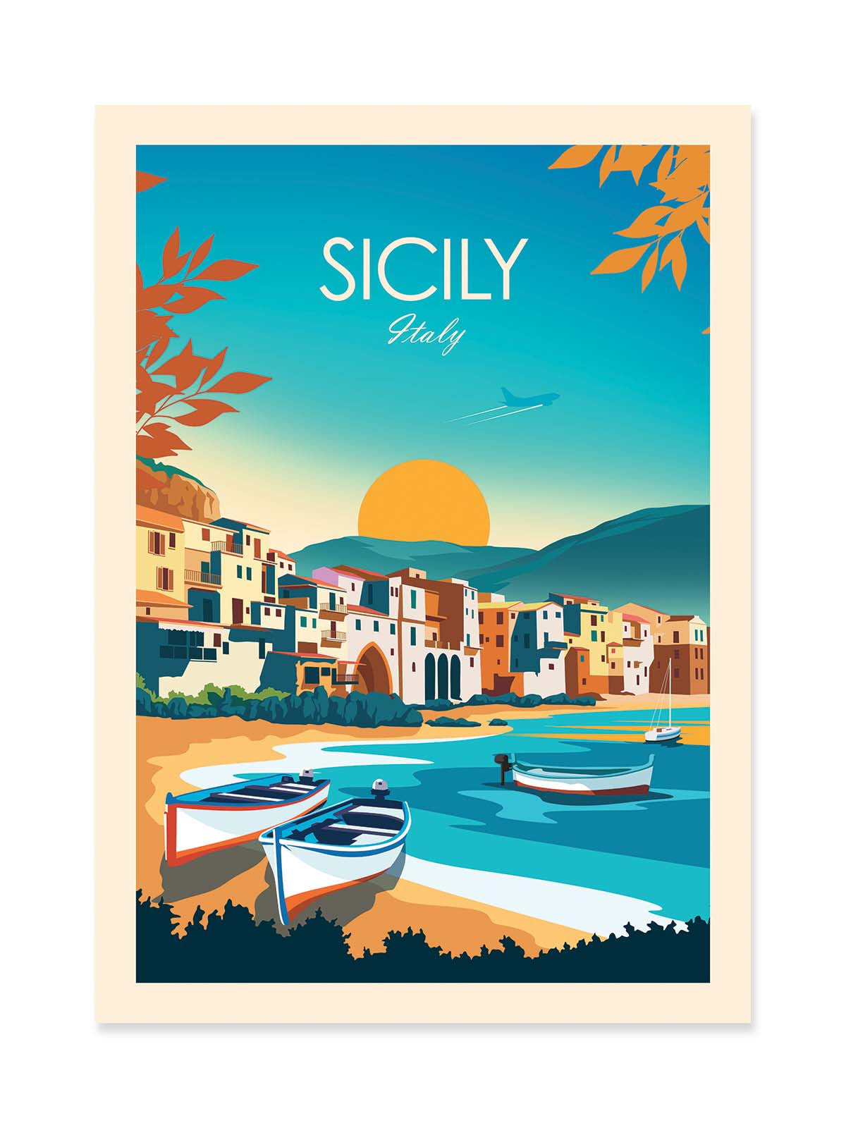 Art Poster - Sicily - Studio Inception