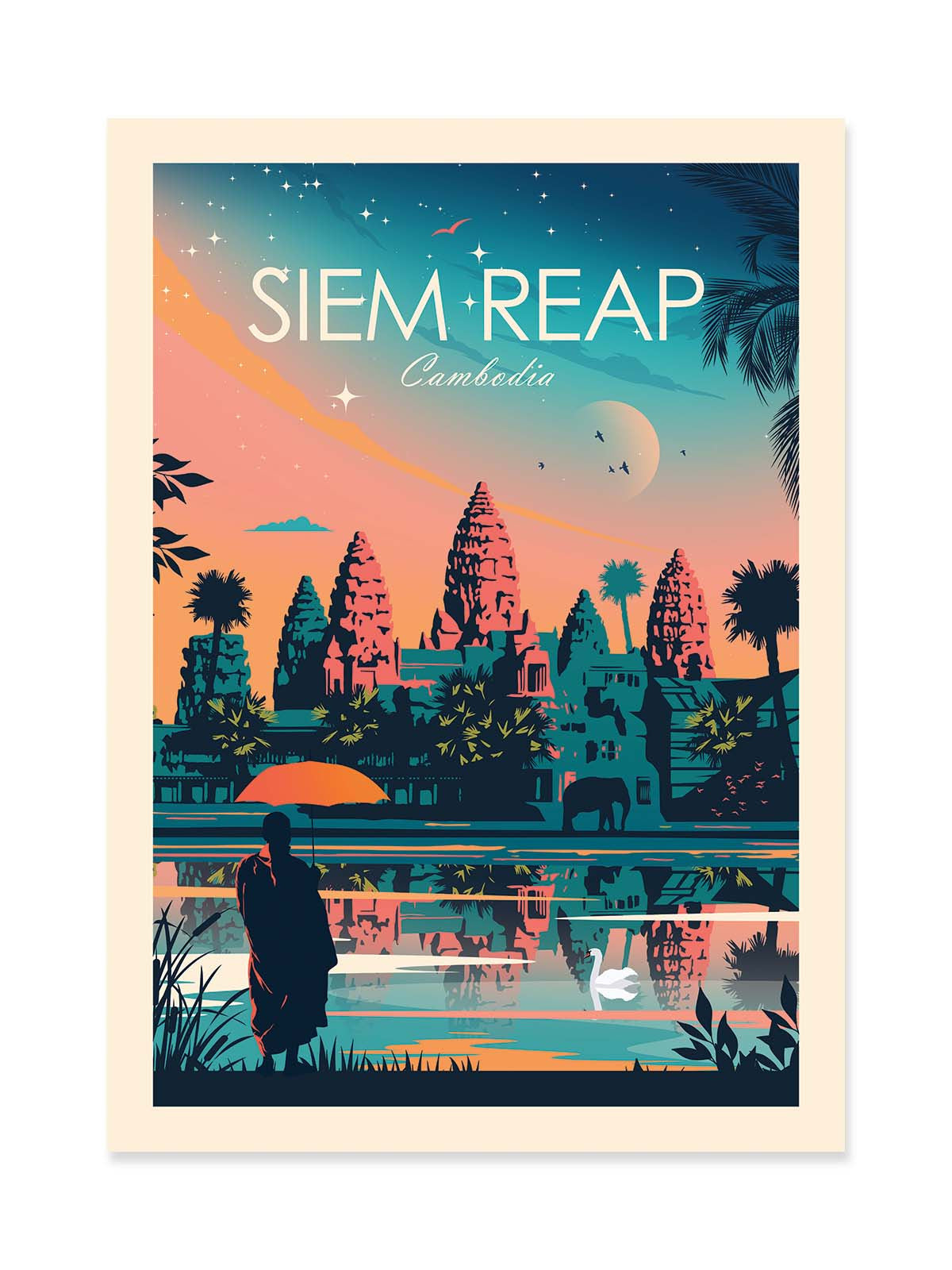 Art Poster - Siem Reap - Studio Inception