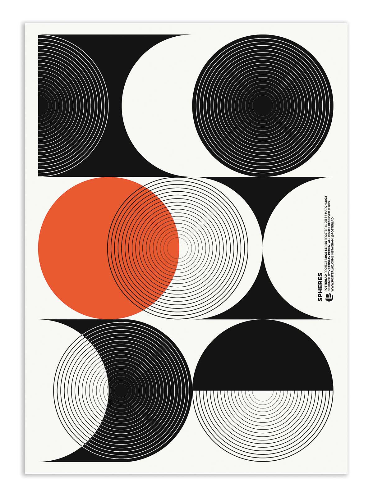 Art Poster - Spheres - Posterlad